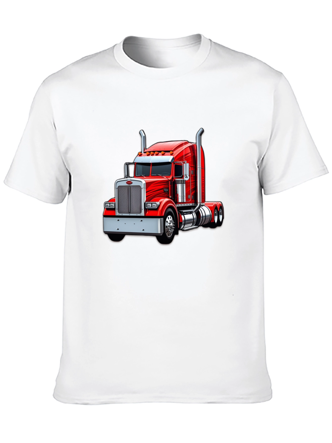 Red Truck Graphic T-Shirt - Classic Design