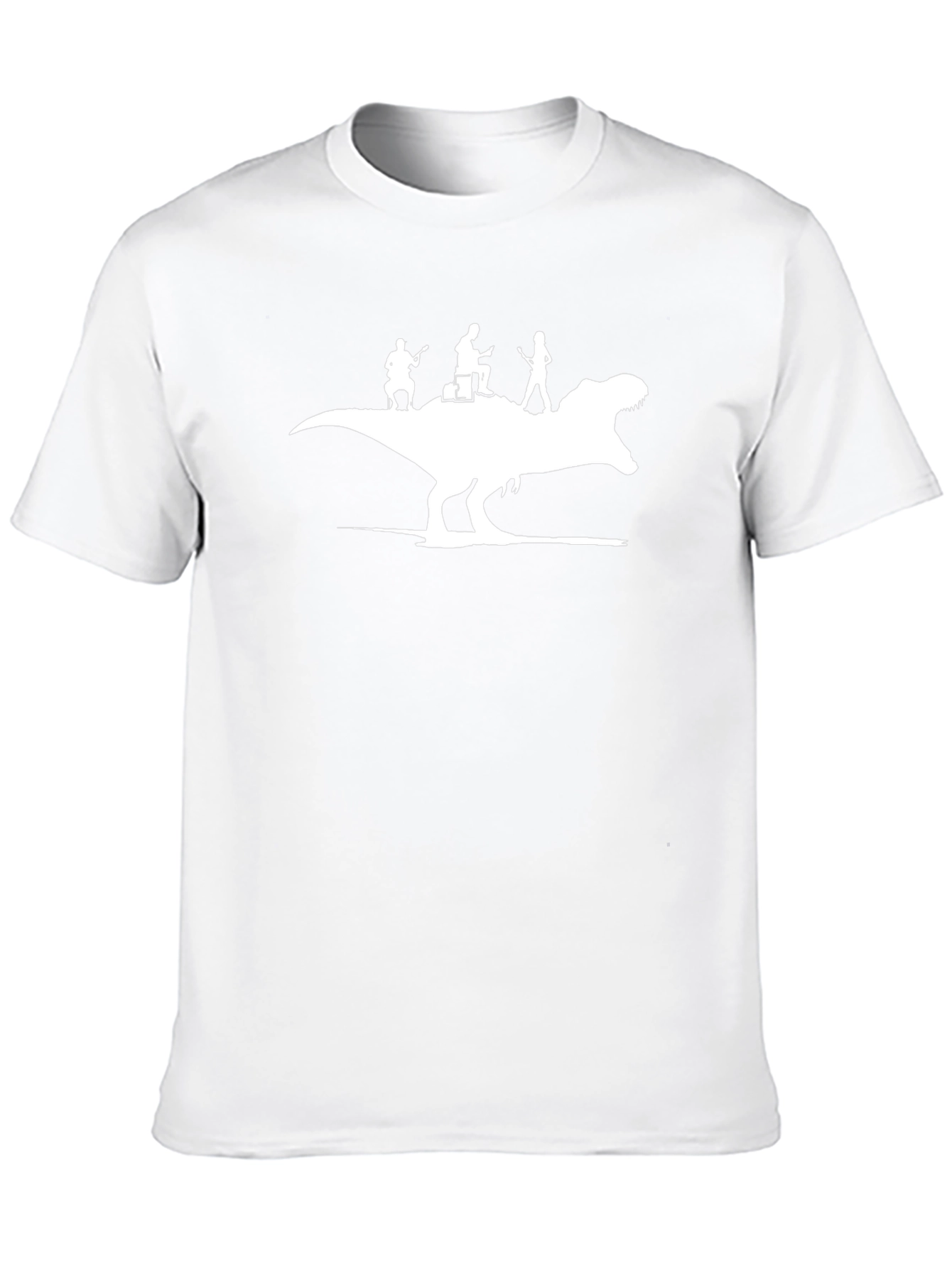 Dino Band T-Shirt - Black Cotton Tee