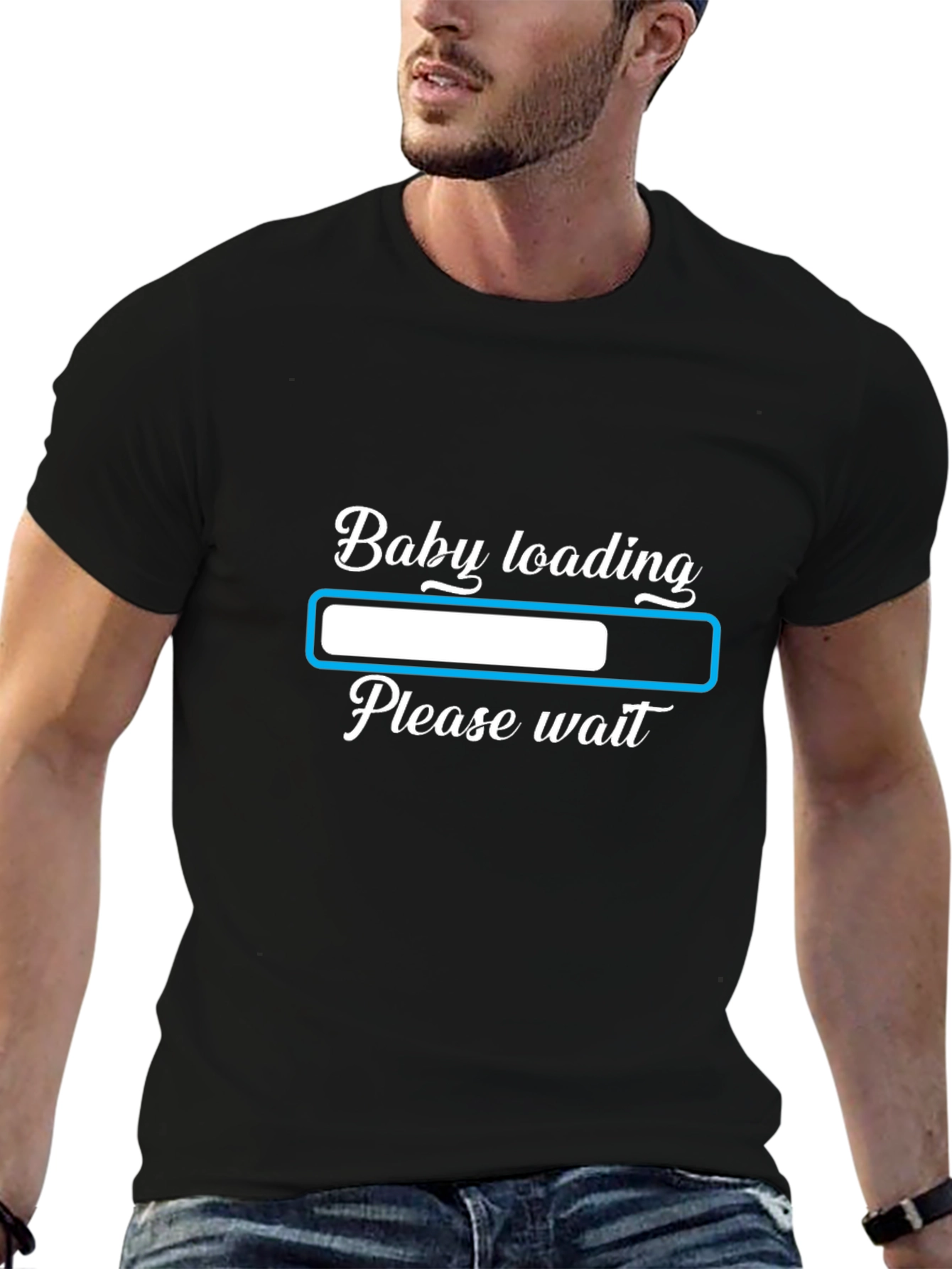 Baby Loading T-Shirt - Novelty Pregnancy Announcement Tee