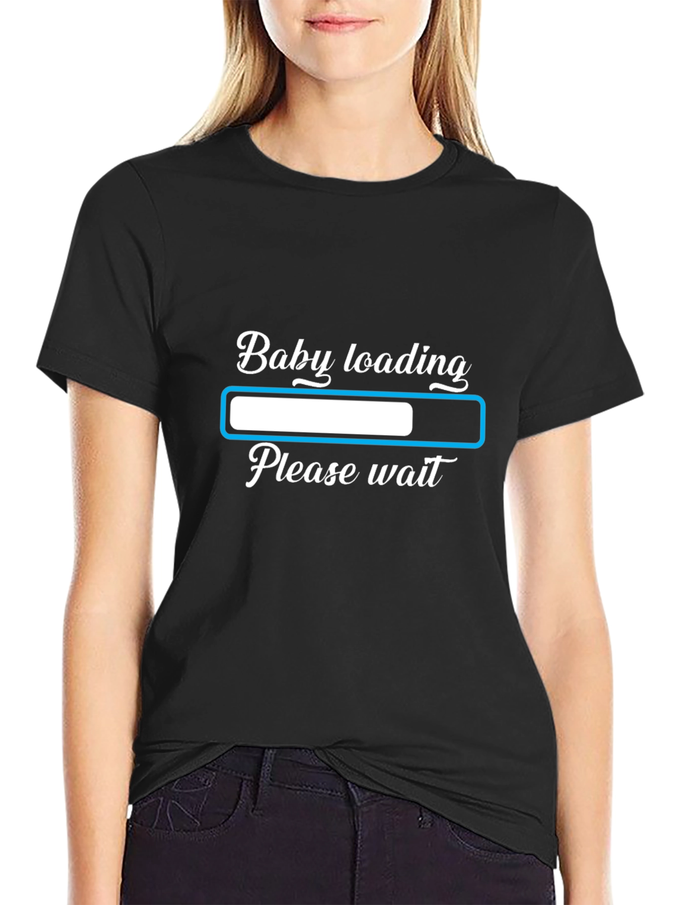 Baby Loading T-Shirt - Novelty Pregnancy Announcement Tee