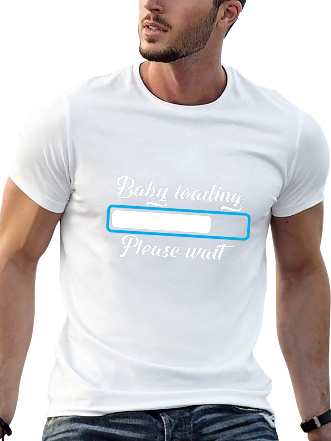 Baby Loading T-Shirt - Novelty Pregnancy Announcement Tee