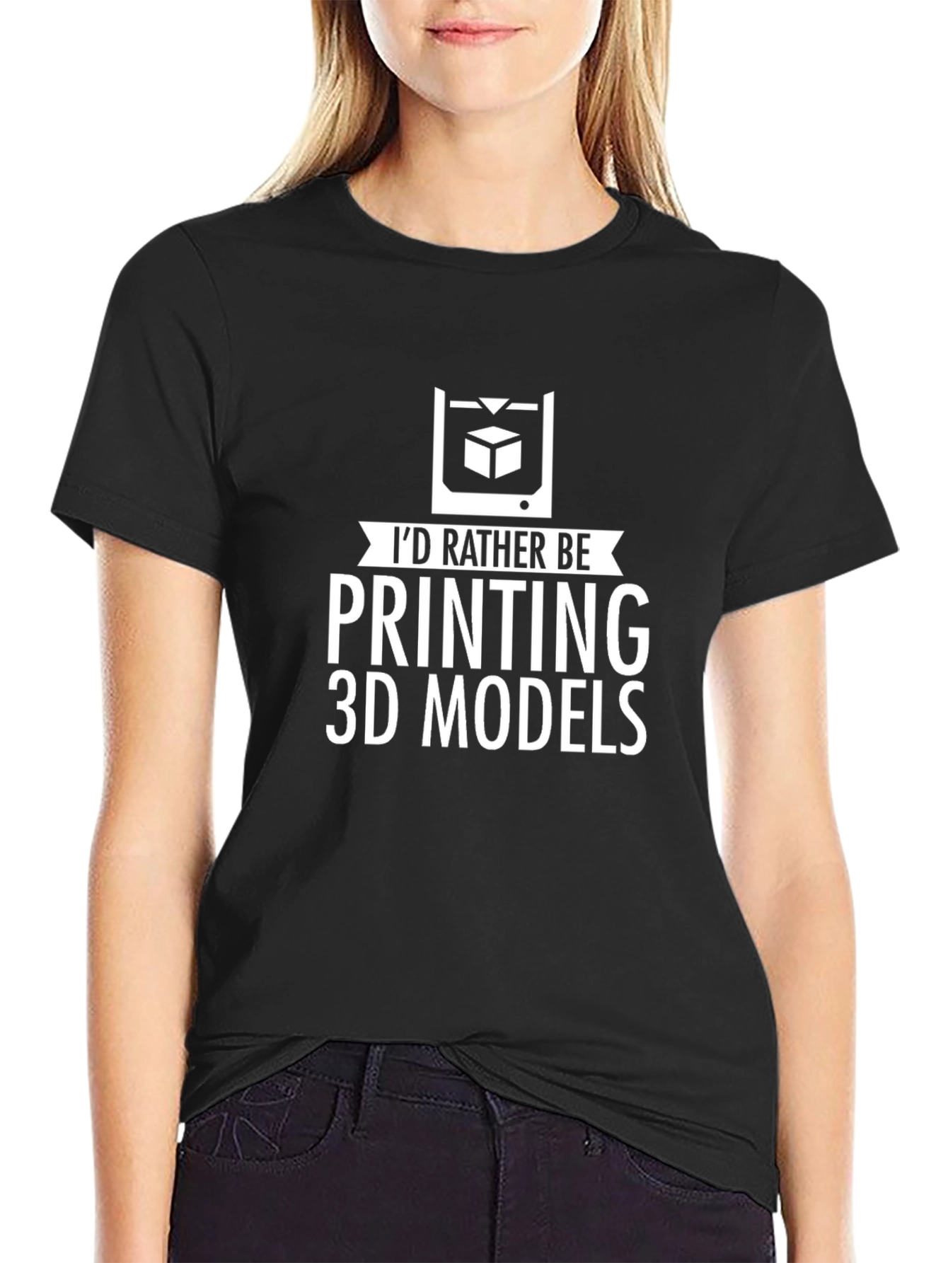 Id Rather Be Printing 3D Models T-Shirt