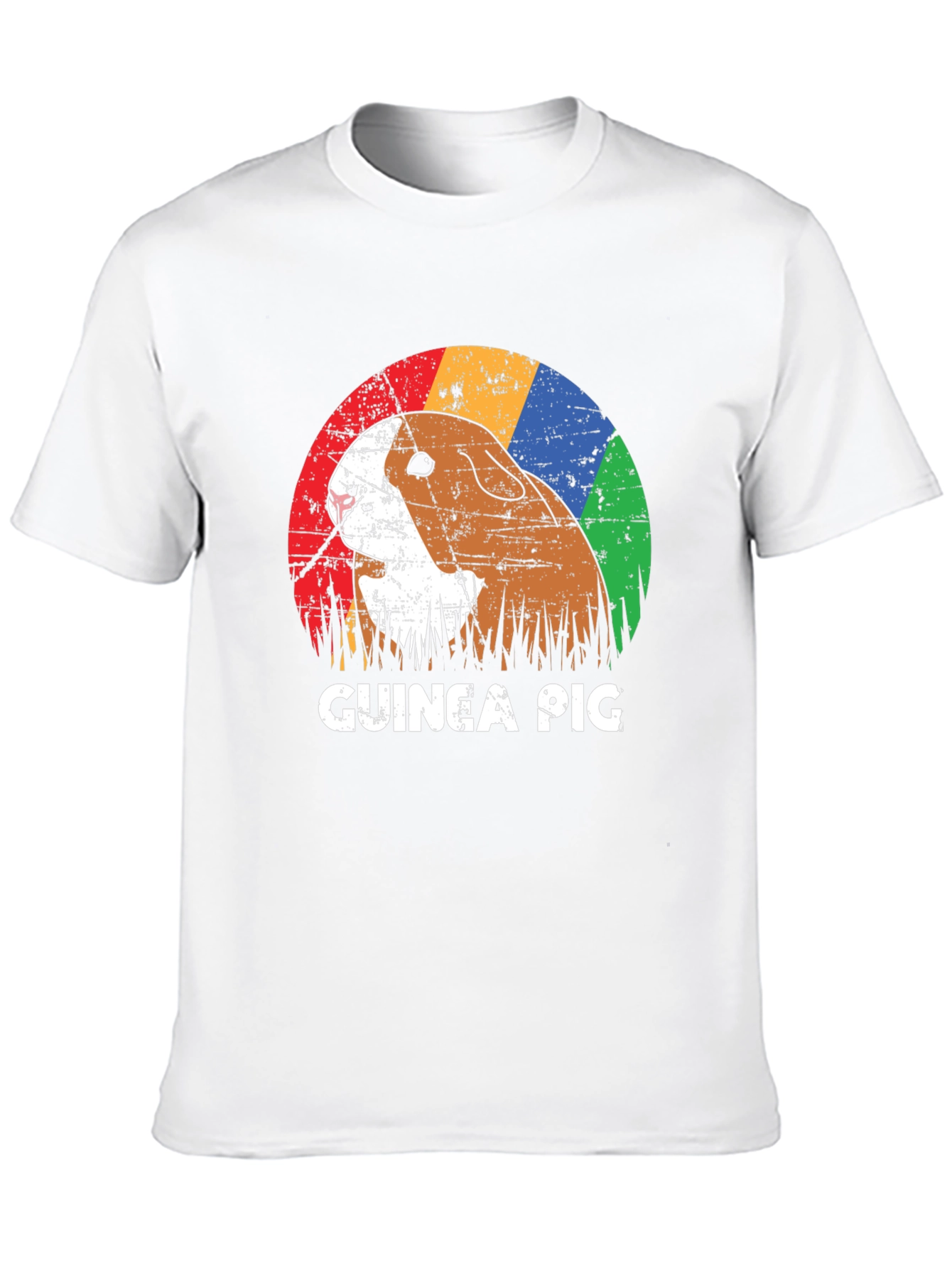 Retro Guinea Pig Graphic T-Shirt - Unisex