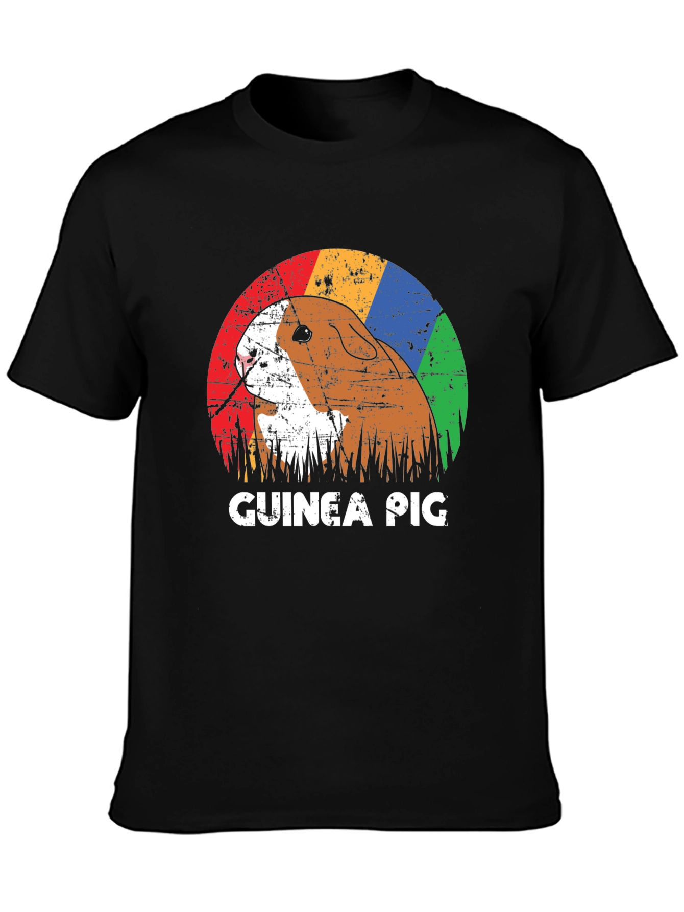 Retro Guinea Pig Graphic T-Shirt - Unisex