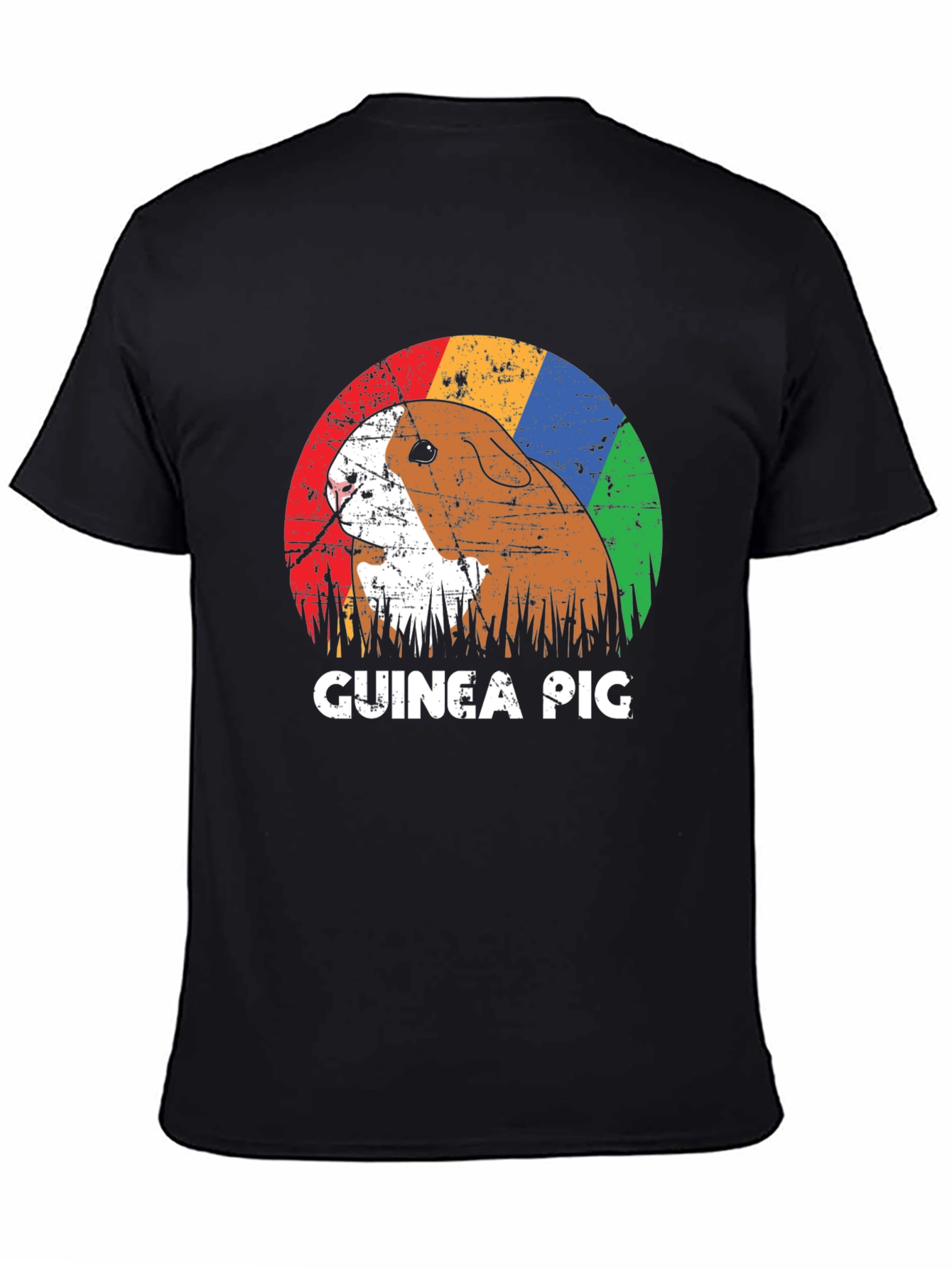 Retro Guinea Pig Graphic T-Shirt - Unisex