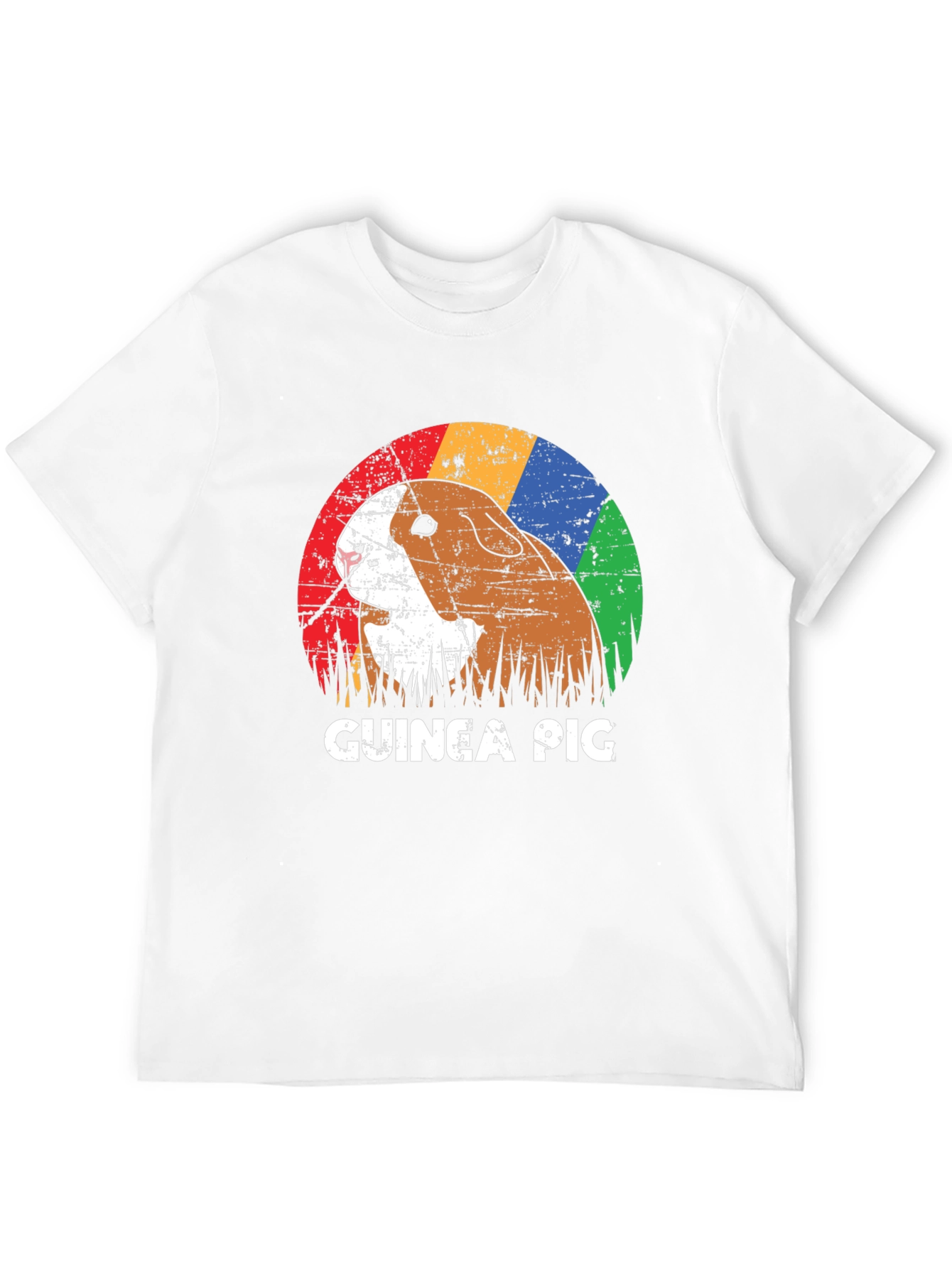 Retro Guinea Pig Graphic T-Shirt - Unisex