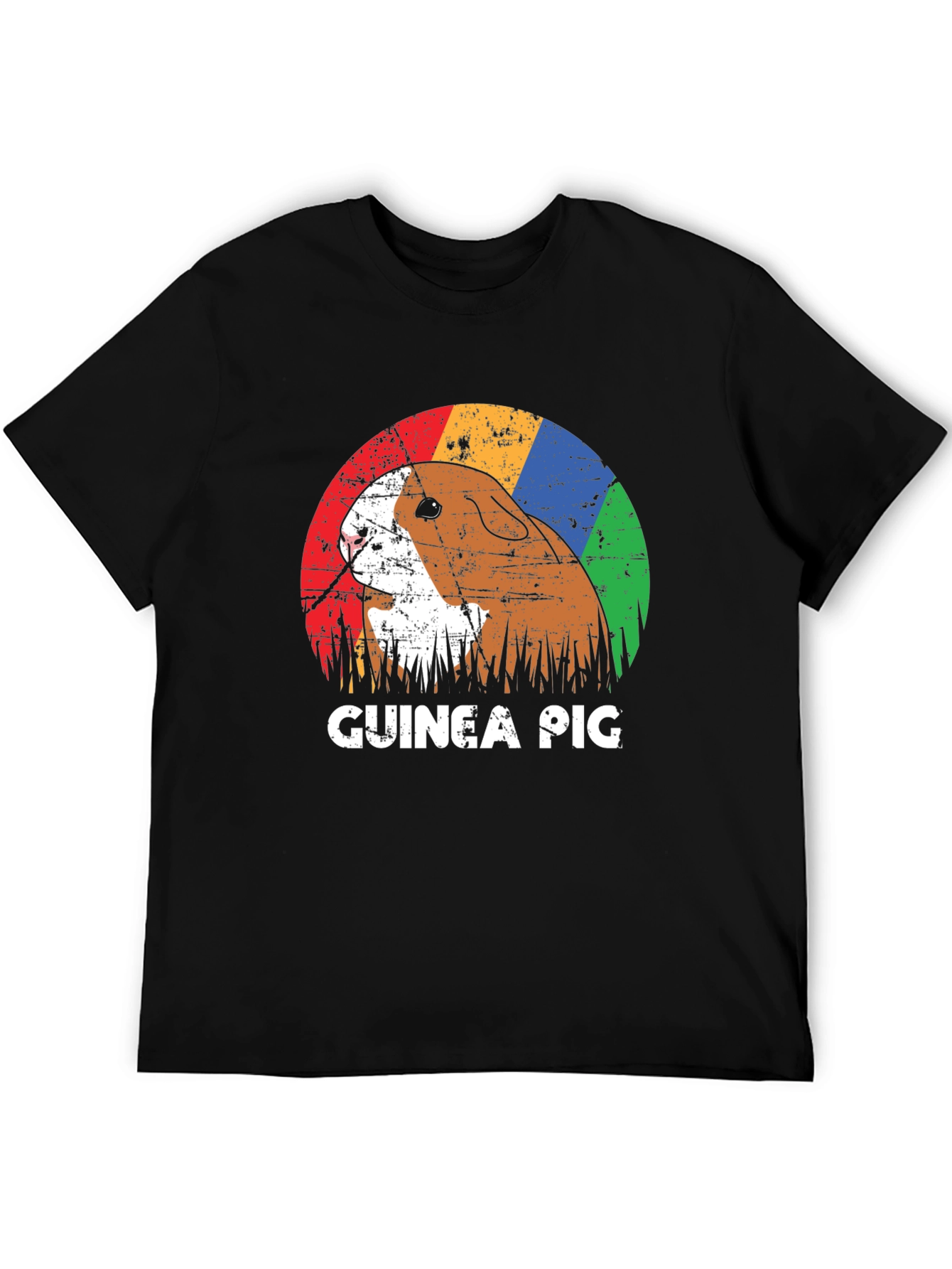 Retro Guinea Pig Graphic T-Shirt - Unisex