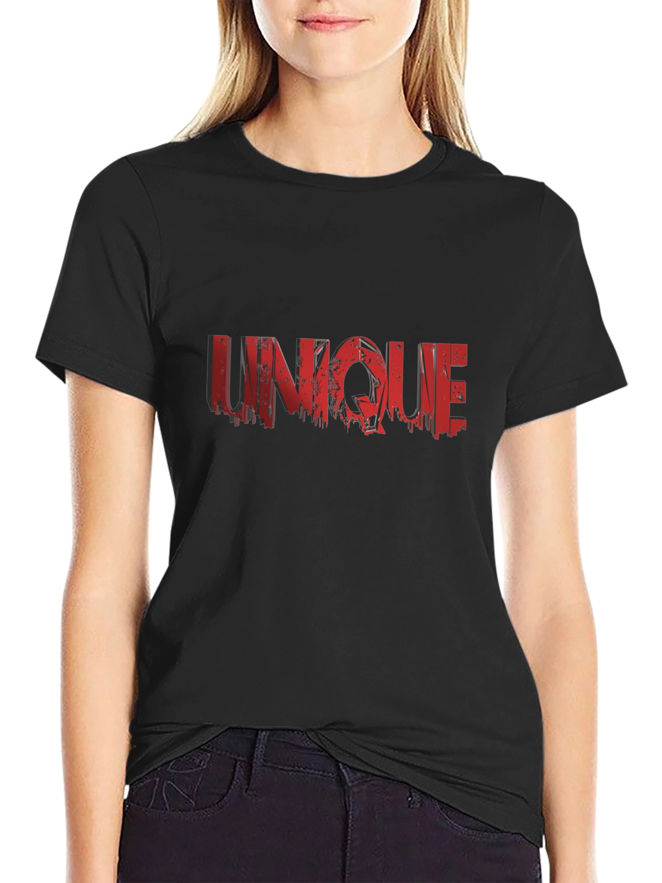 Unique Graphic Print T-Shirt