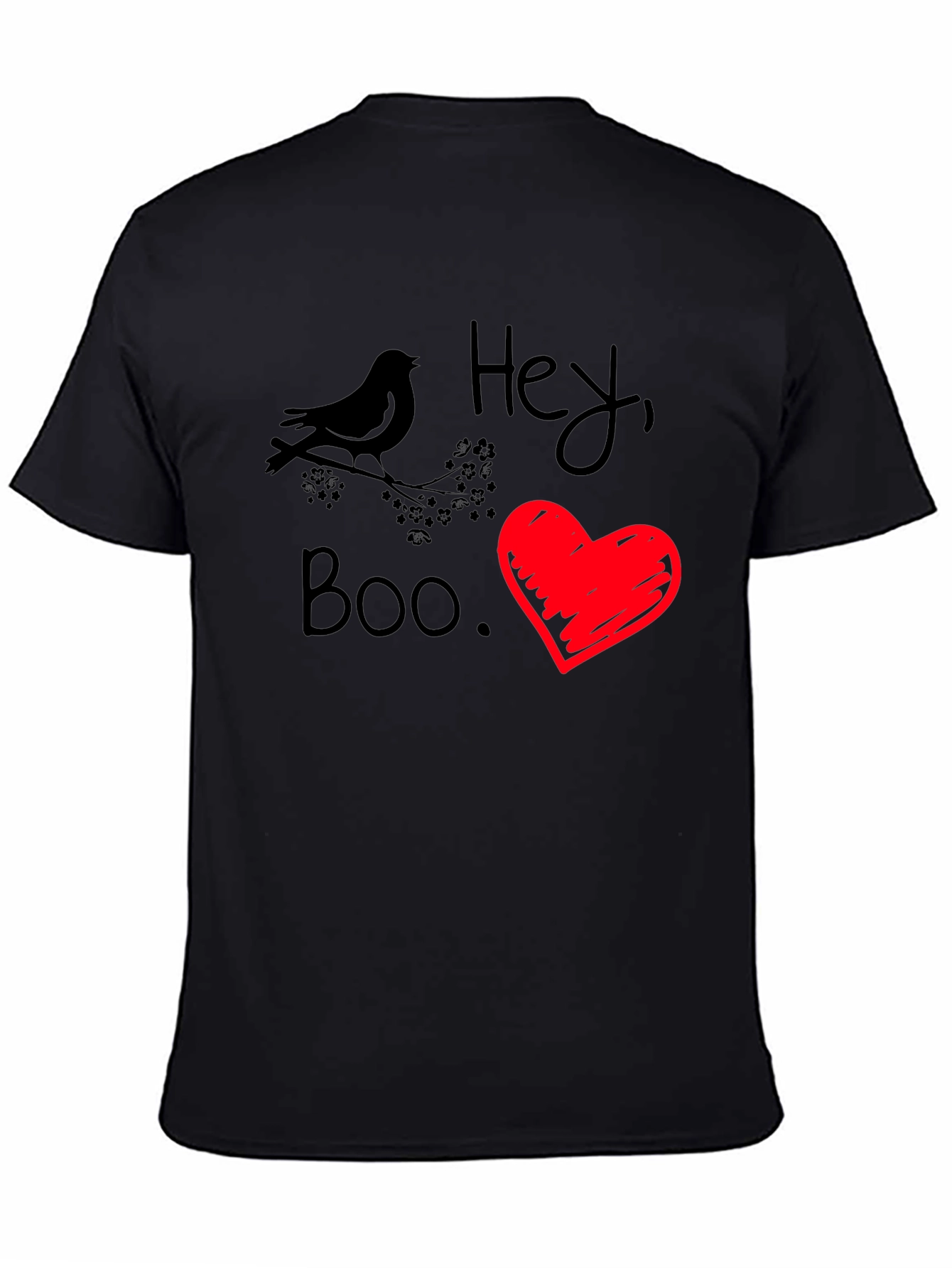 Hey Boo Valentine Graphic Tee