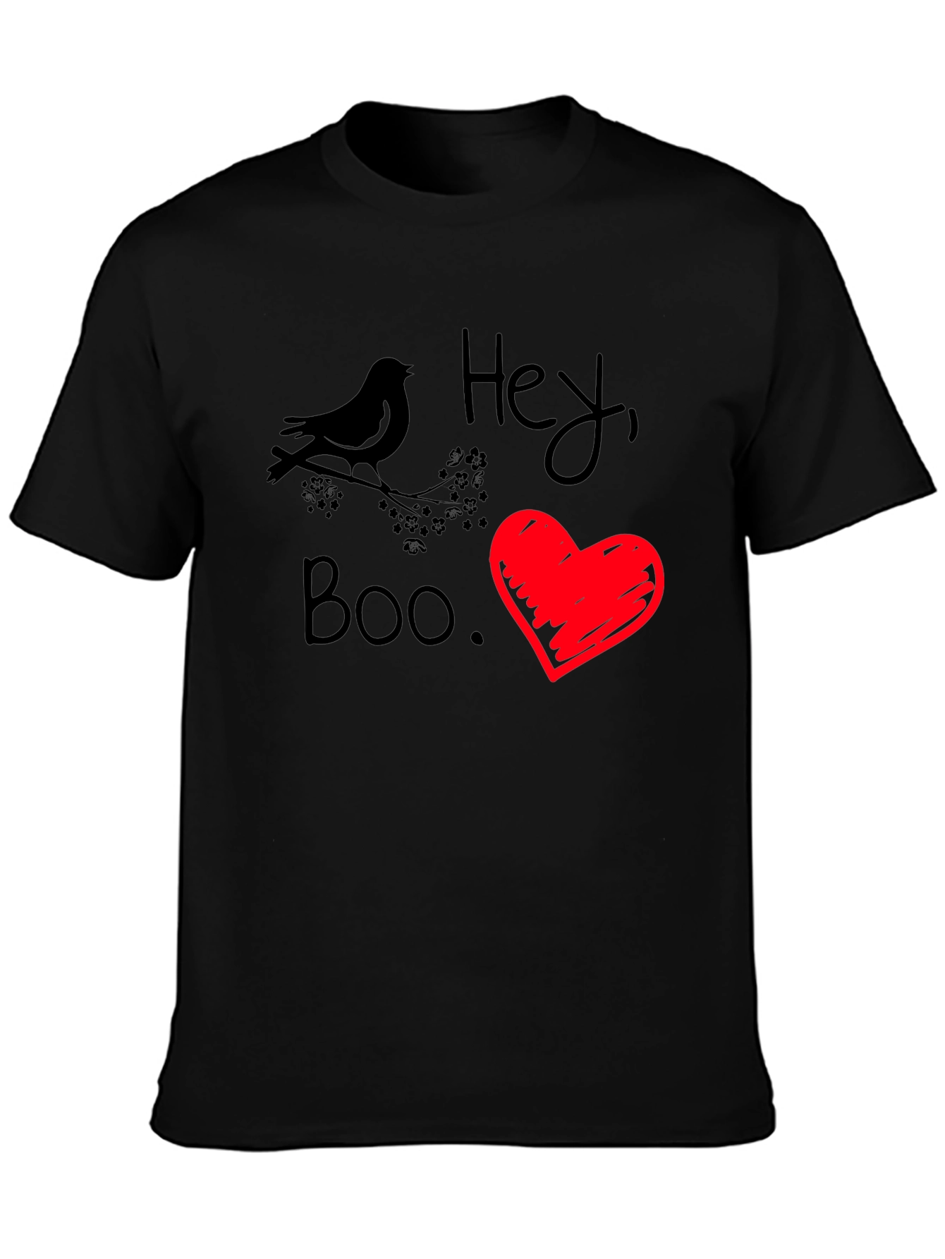 Hey Boo Valentine Graphic Tee