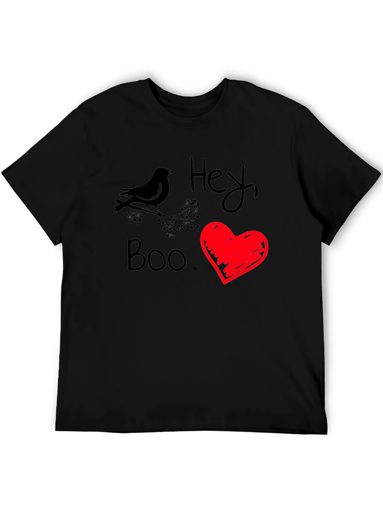 Hey Boo Valentine Graphic Tee