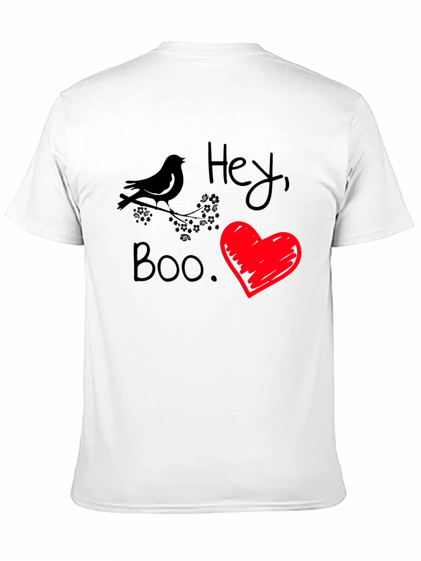 Hey Boo Valentine Graphic Tee