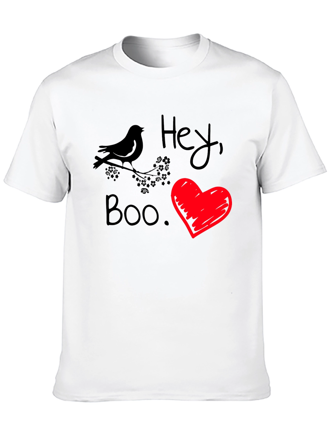 Hey Boo Valentine Graphic Tee