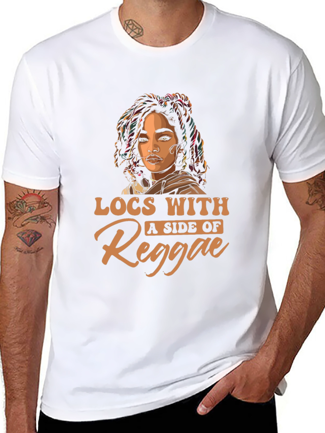 Locs with a Side of Reggae T-Shirt