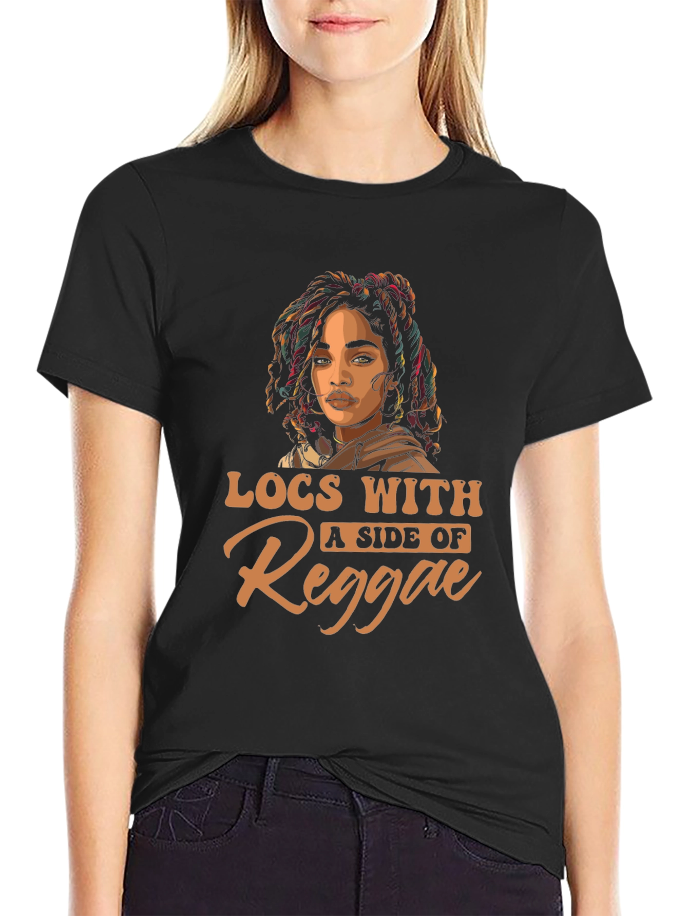 Locs with a Side of Reggae T-Shirt