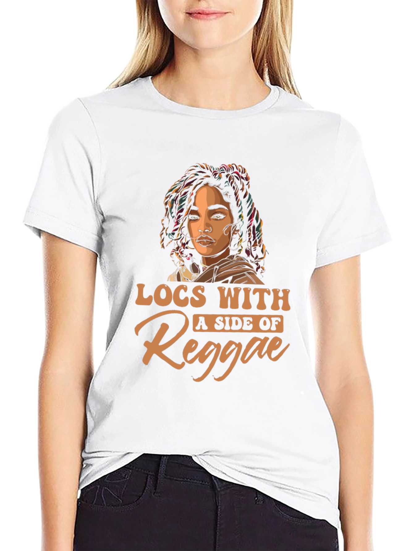 Locs with a Side of Reggae T-Shirt