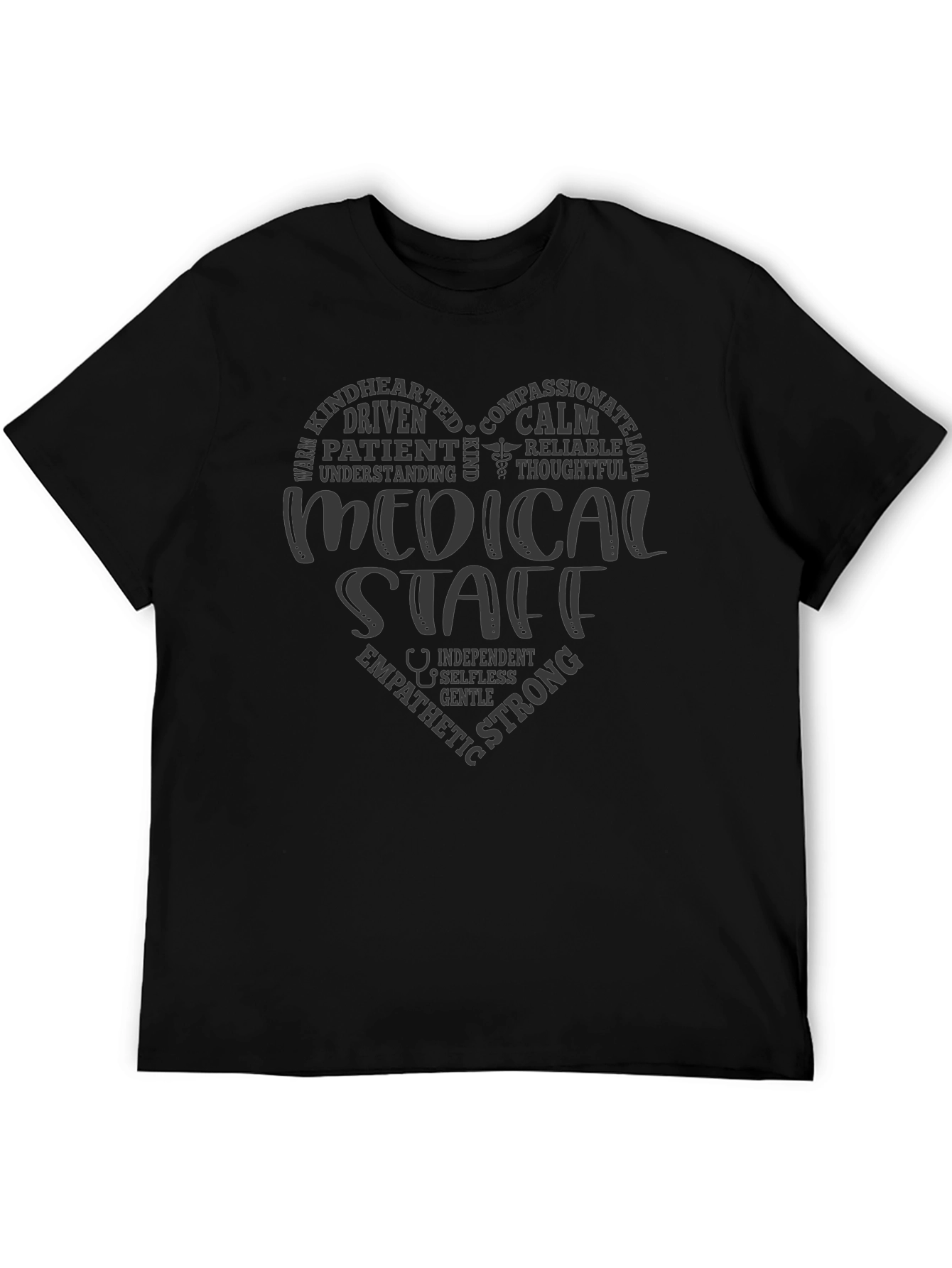 Medical Staff Heart Graphic T-Shirt