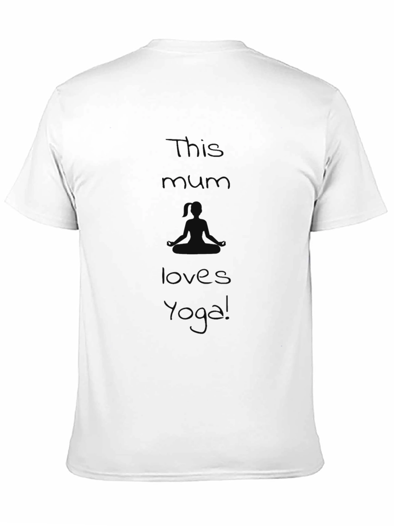 Yoga Mum Black T-Shirt