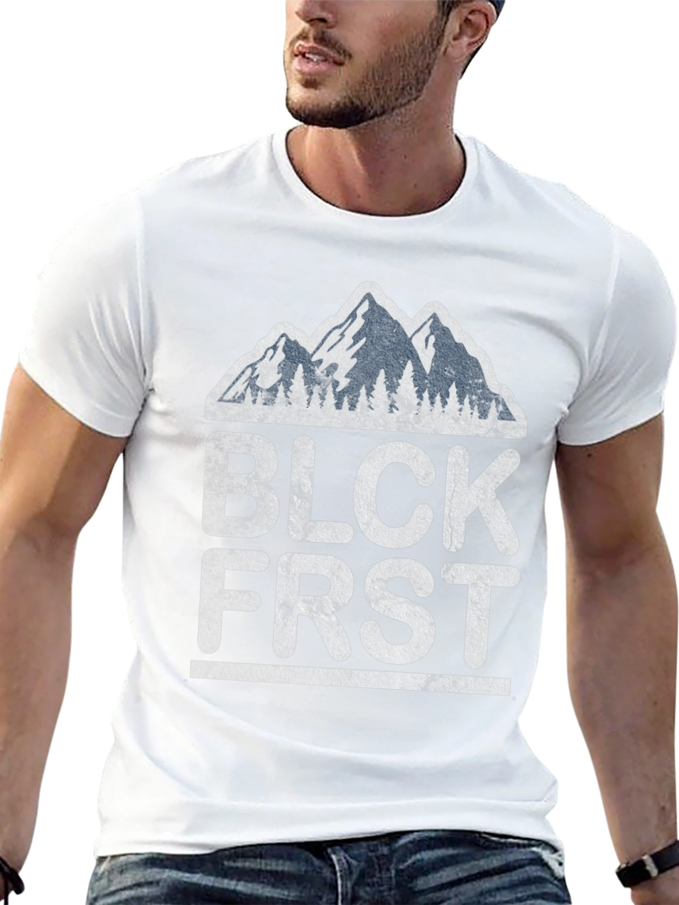Black FRST Mountain Graphic Tee