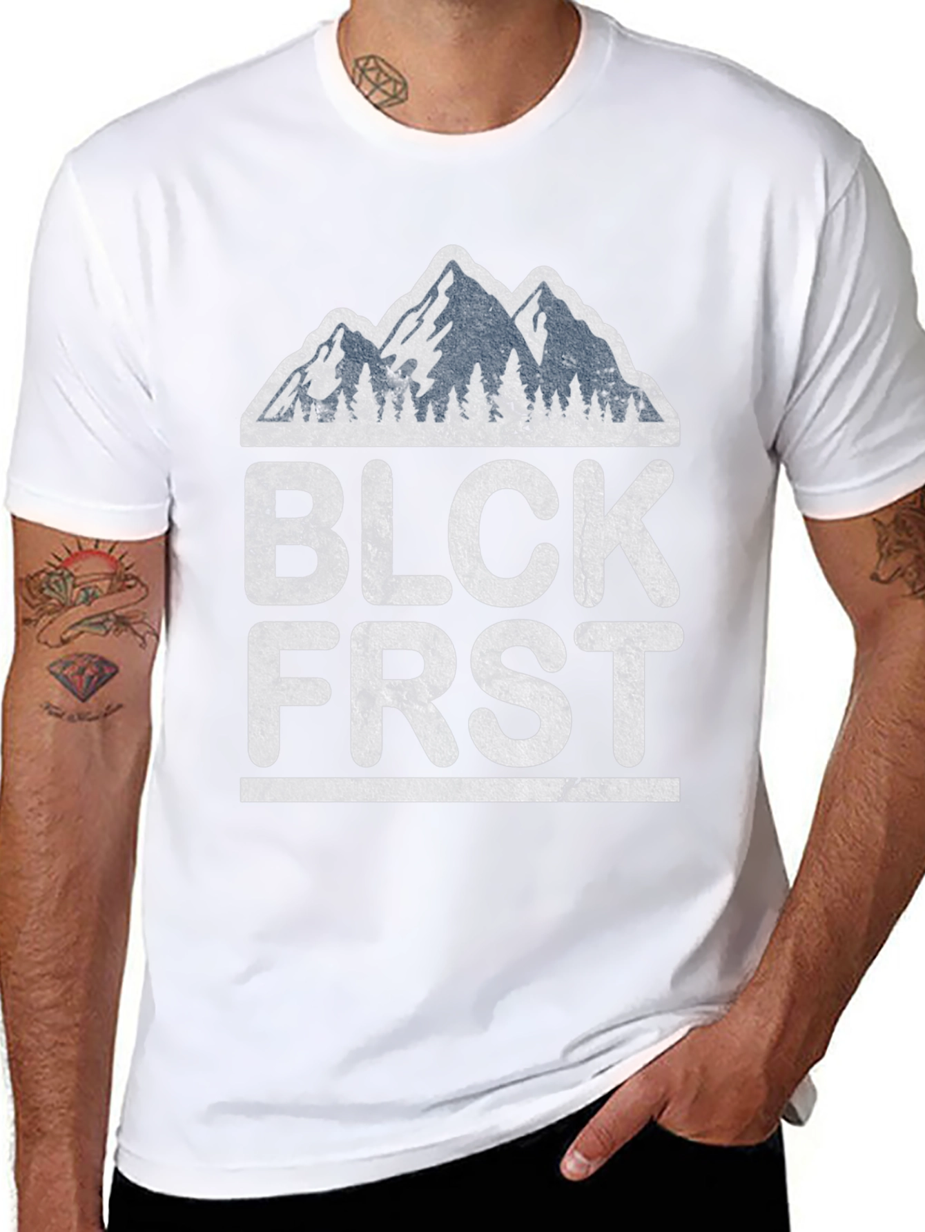 Black FRST Mountain Graphic Tee