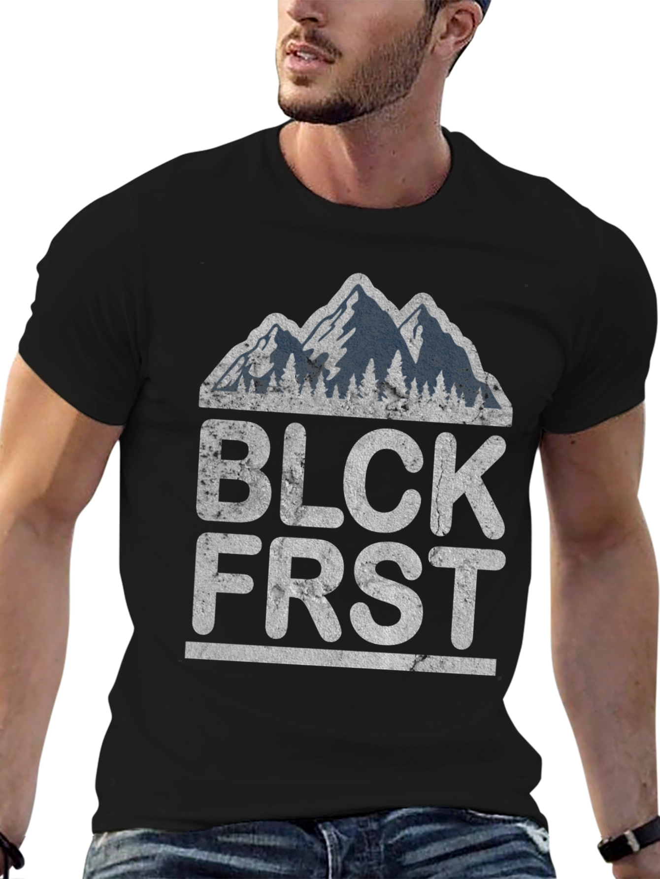 Black FRST Mountain Graphic Tee