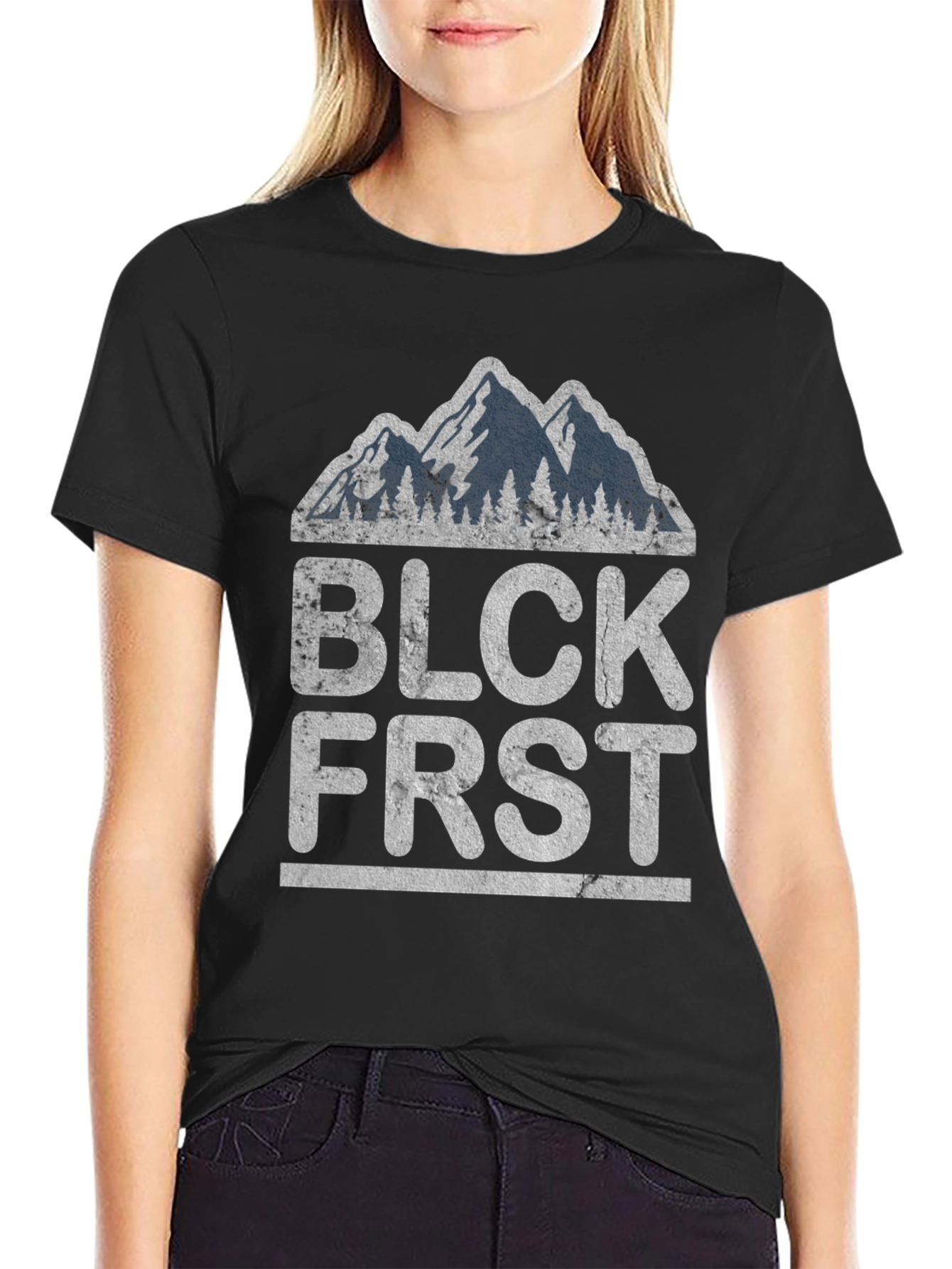 Black FRST Mountain Graphic Tee