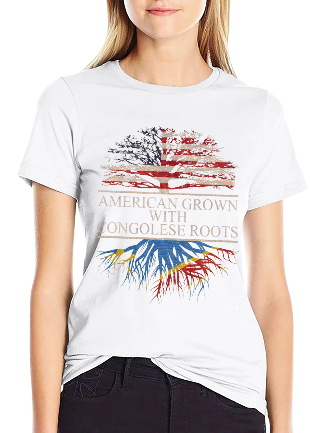 American Grown with Congolese Roots T-Shirt