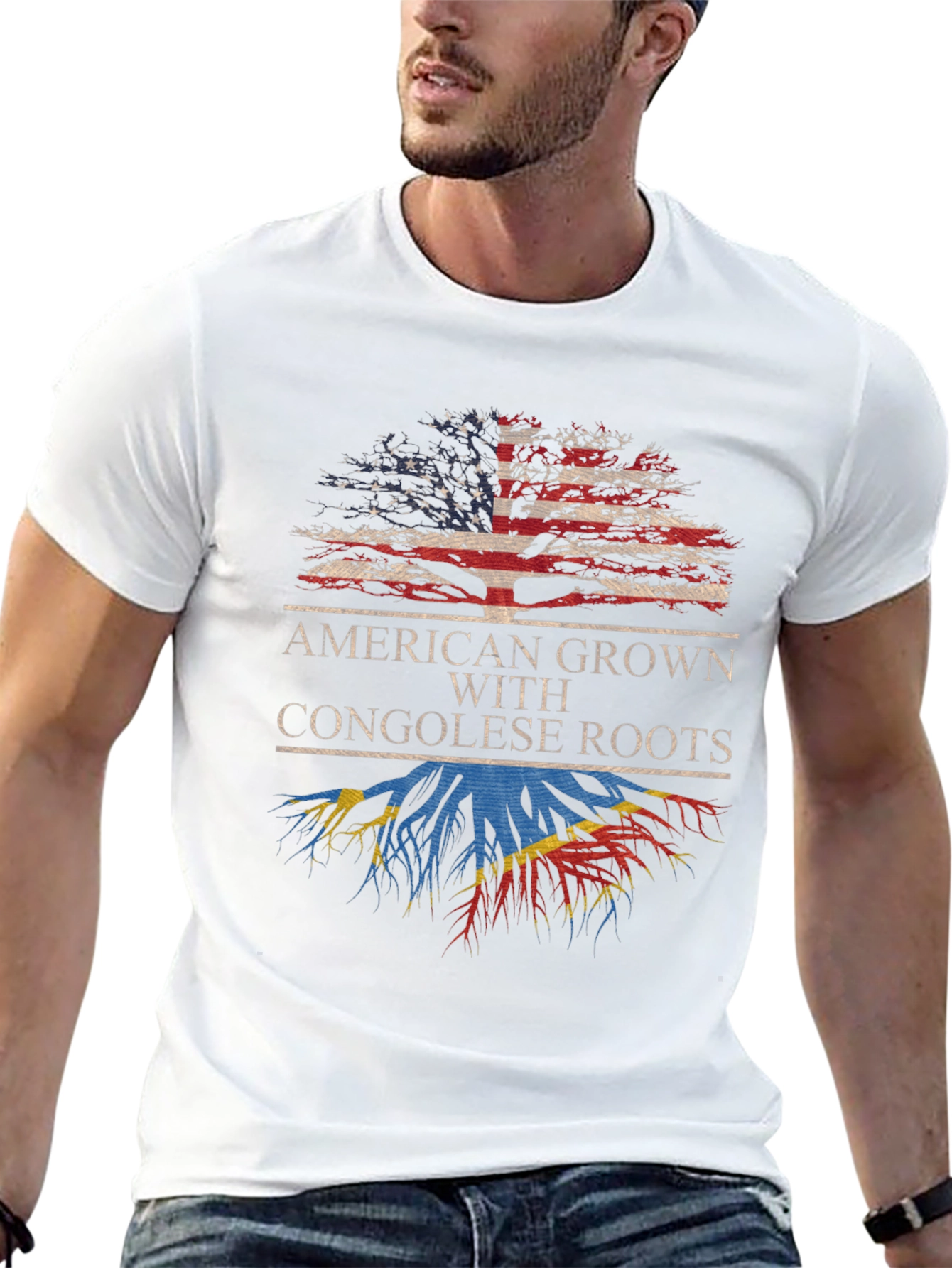 American Grown with Congolese Roots T-Shirt