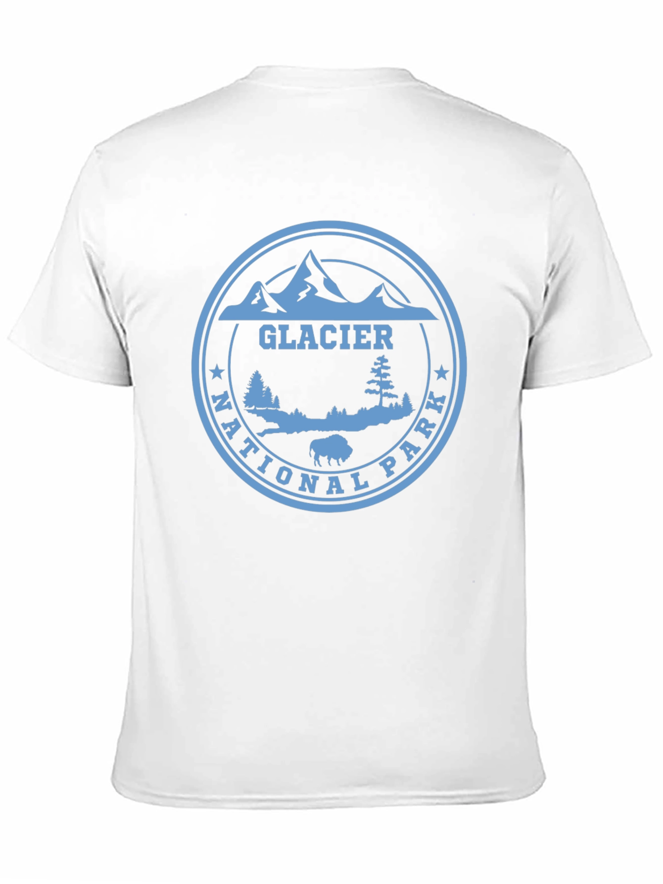 Glacier National Park Graphic Tee - Black