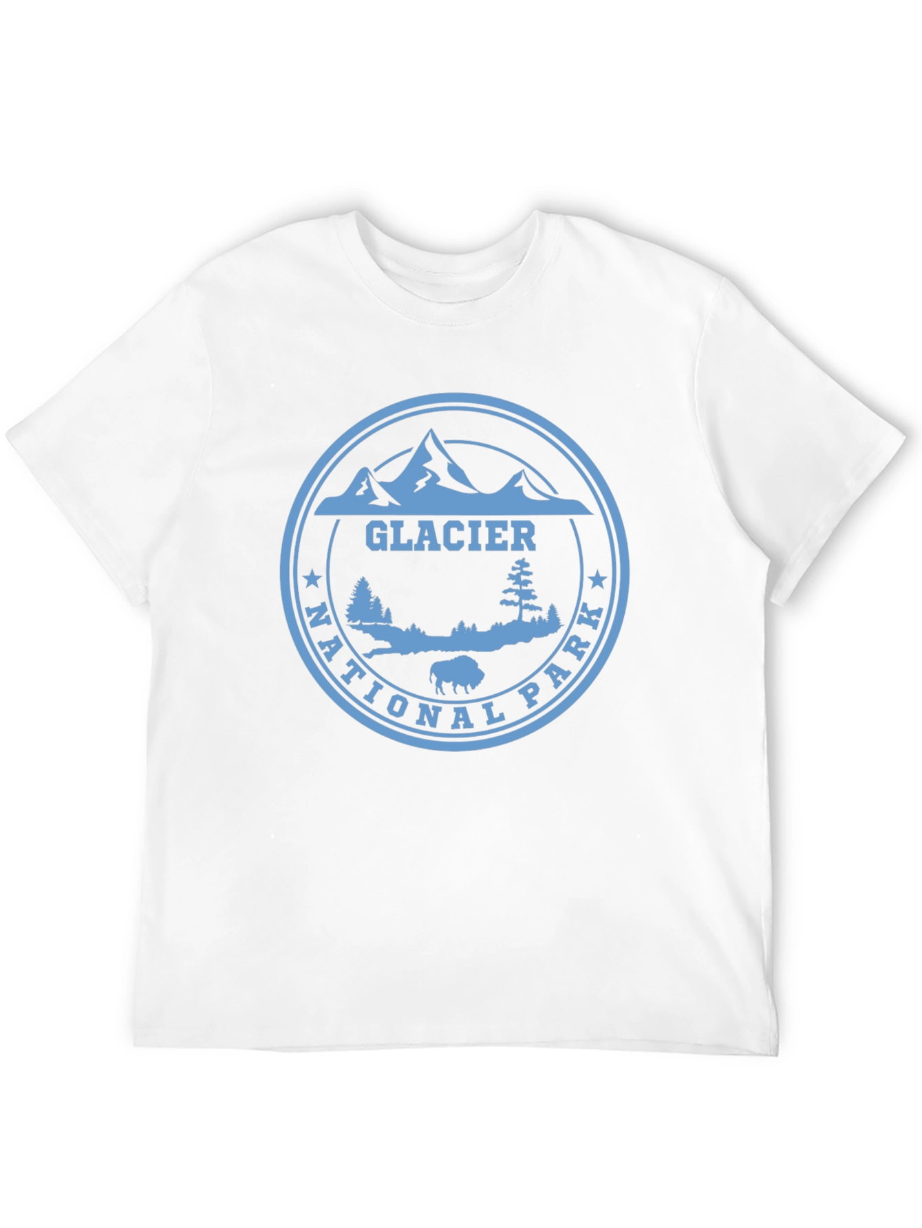 Glacier National Park Graphic Tee - Black