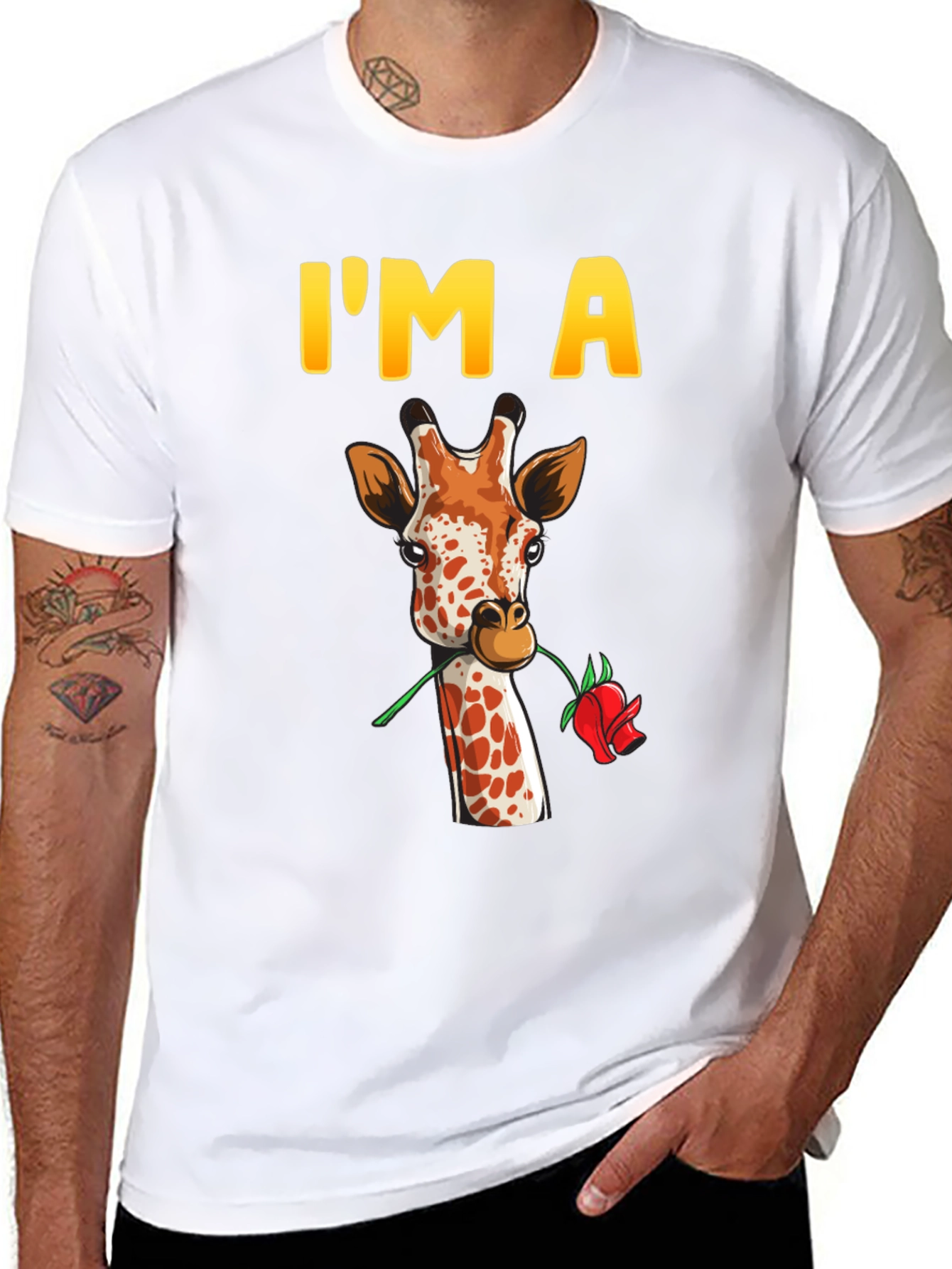 Im A Giraffe Rose T-Shirt