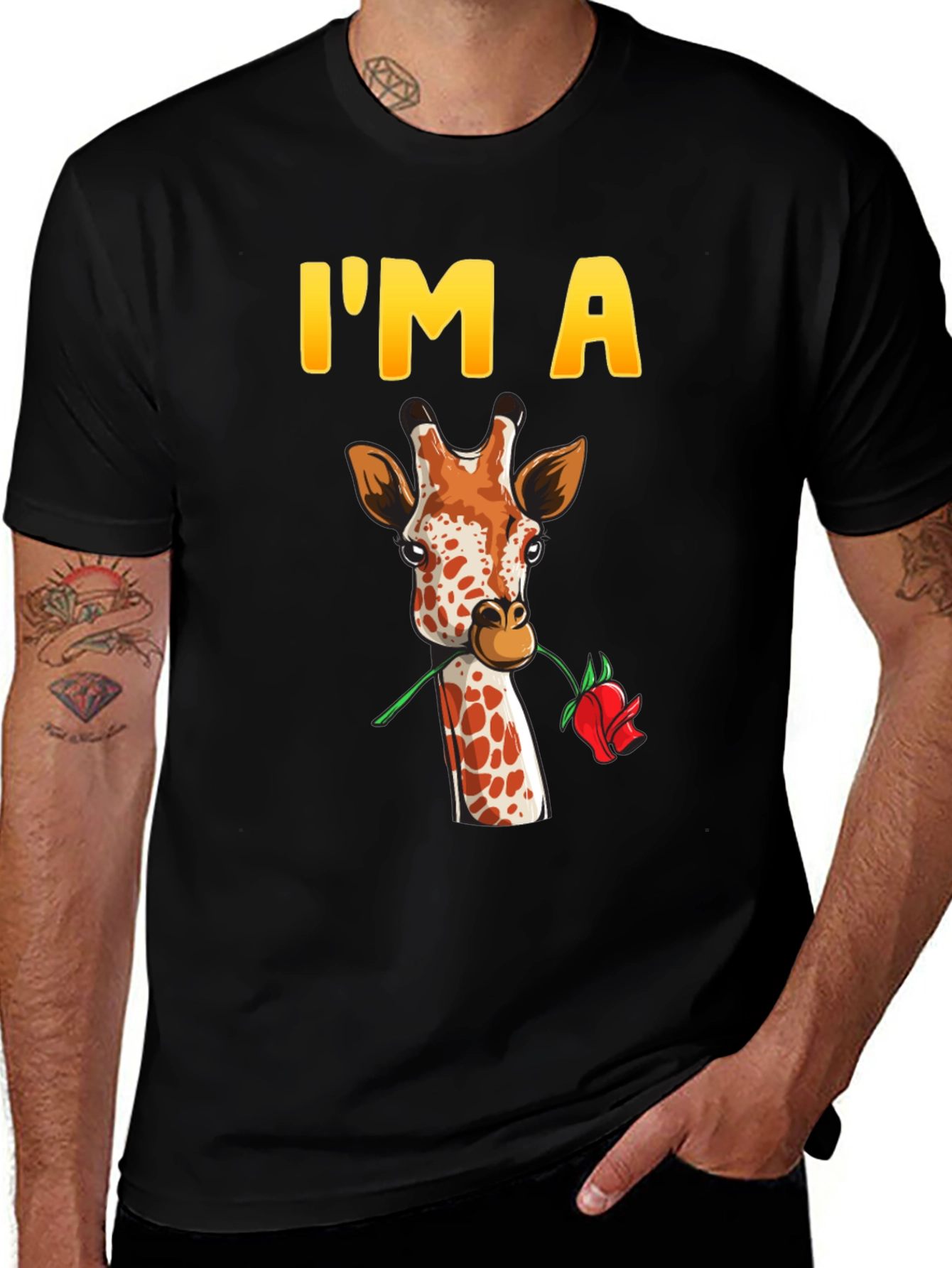 Im A Giraffe Rose T-Shirt
