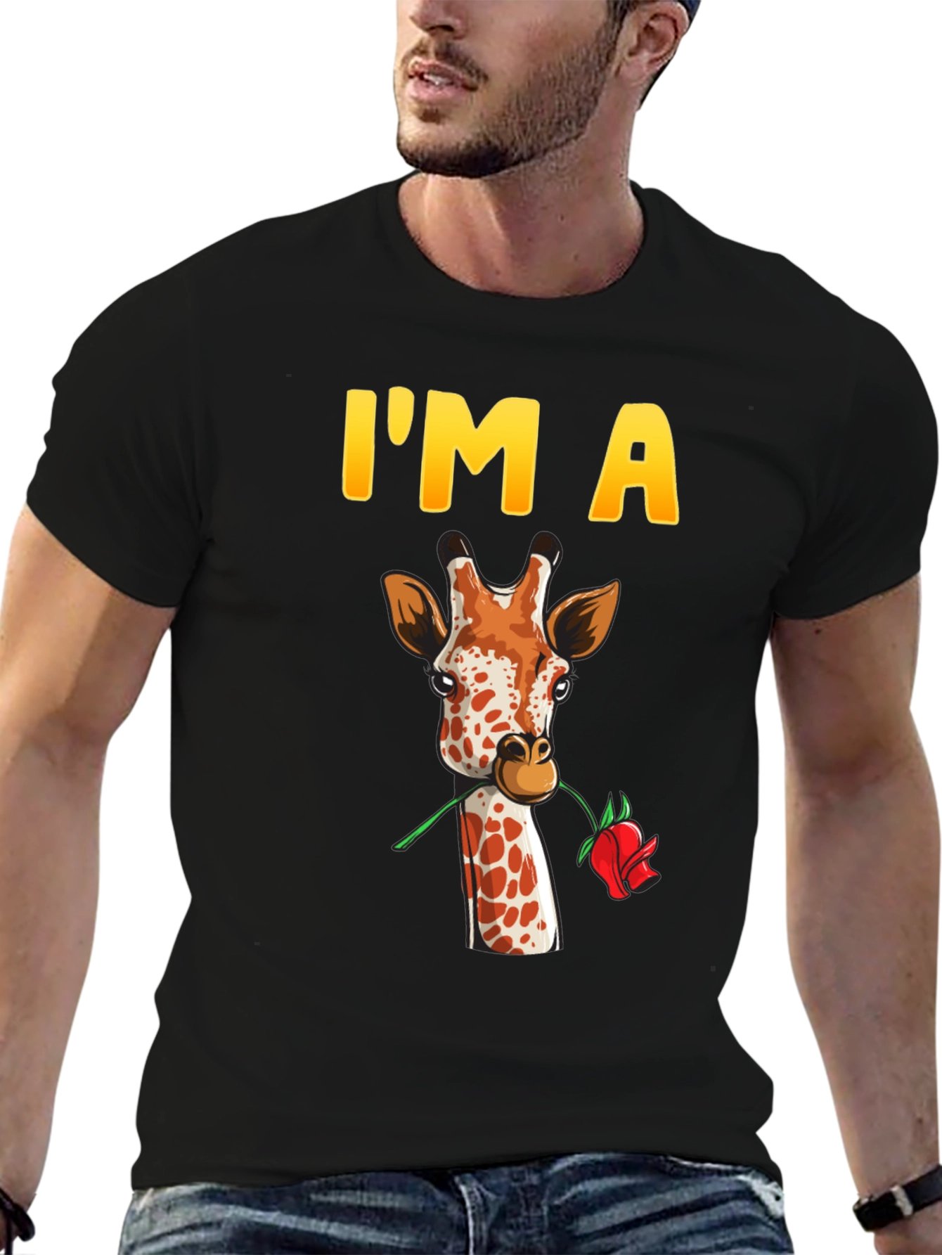 Im A Giraffe Rose T-Shirt
