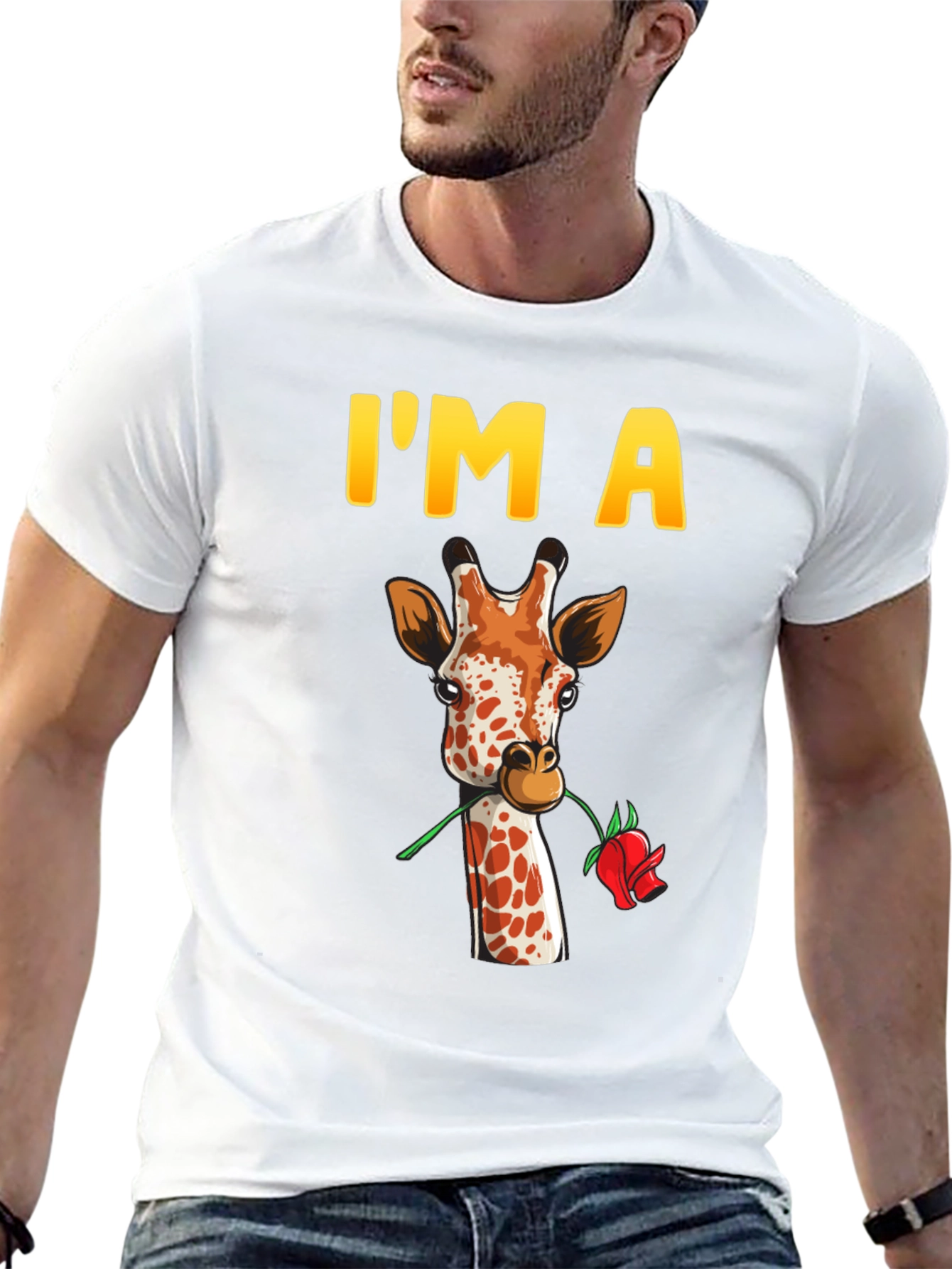 Im A Giraffe Rose T-Shirt