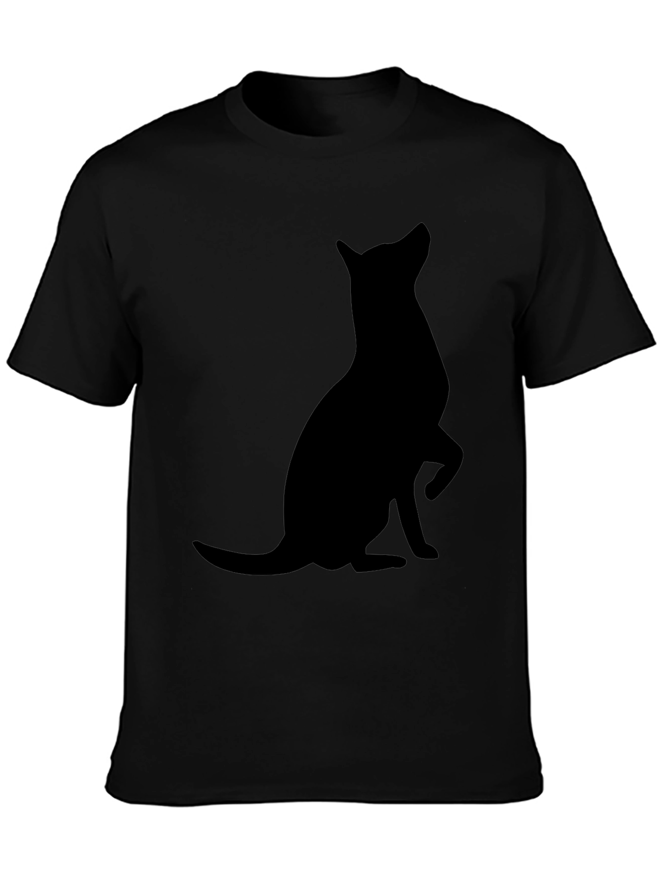 Black Cat Silhouette T-Shirt