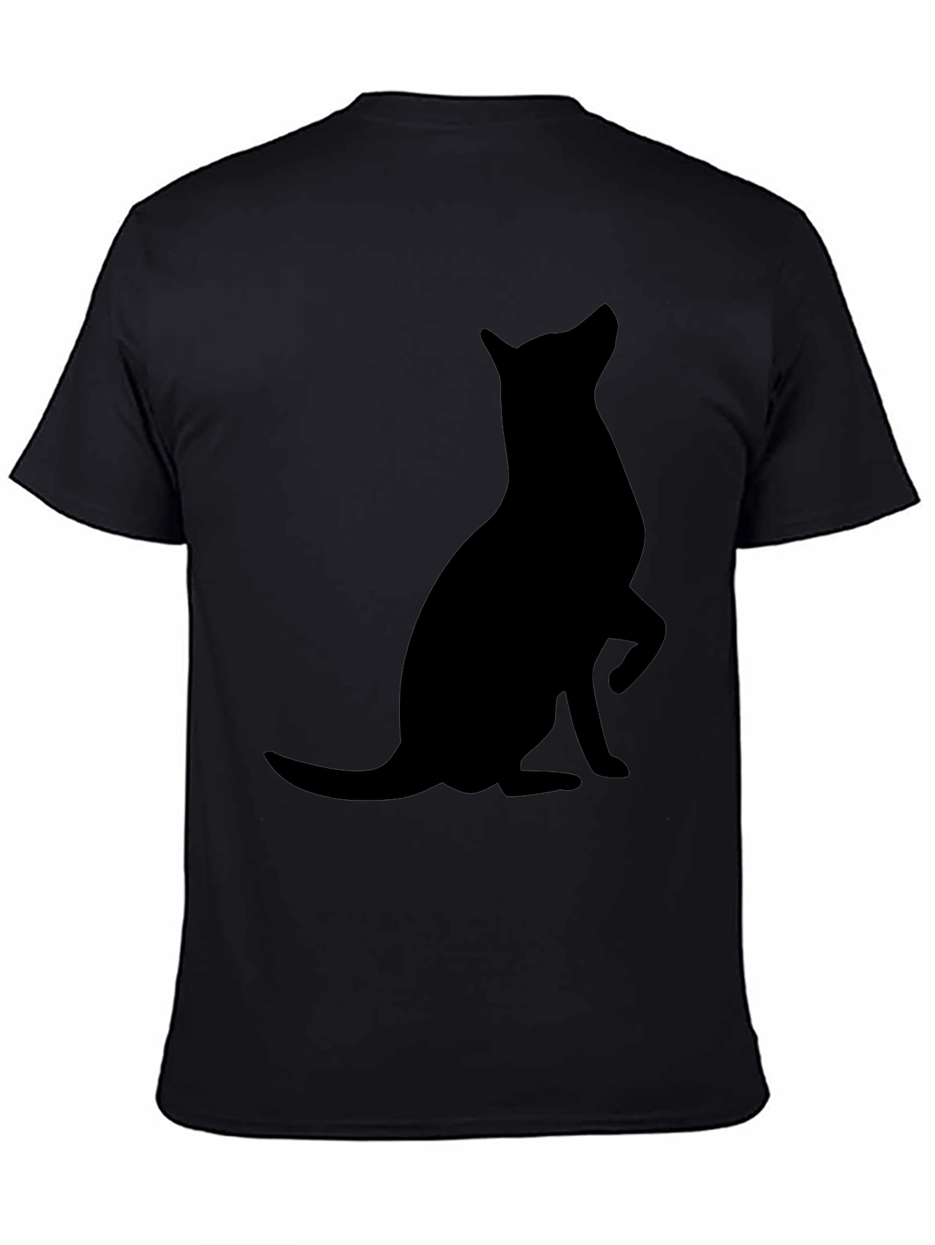 Black Cat Silhouette T-Shirt