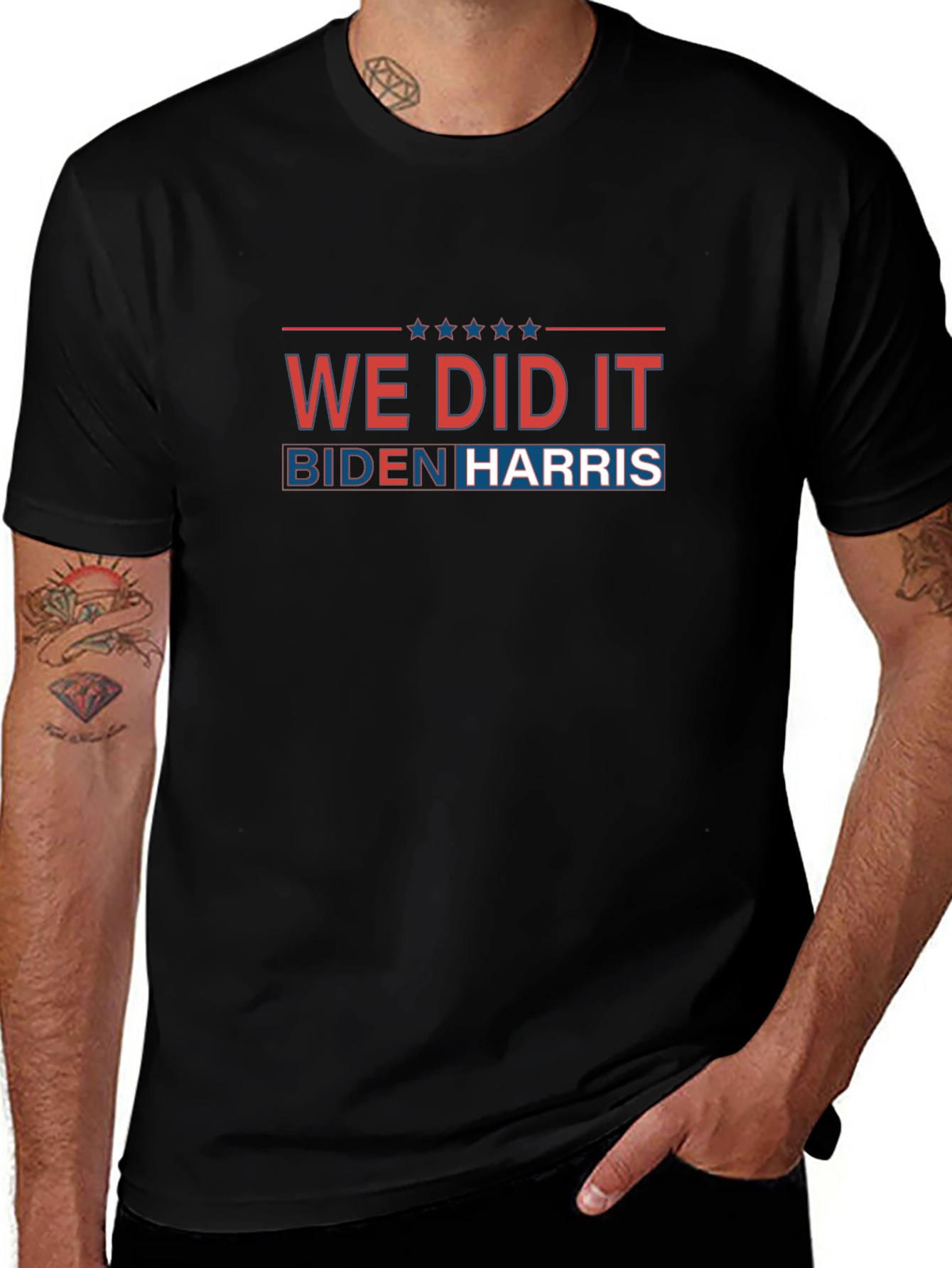 We Did It Biden Harris T-Shirt