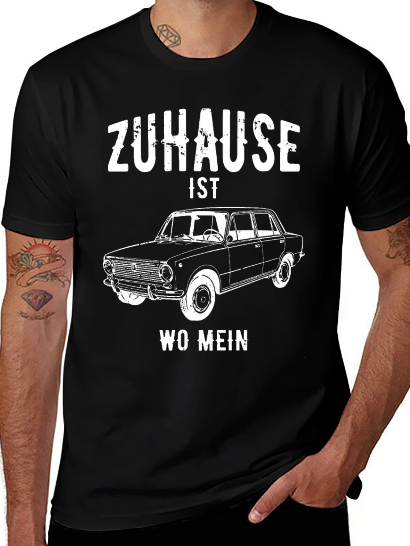 Zuhause Ist Wo Mein Car T-Shirt