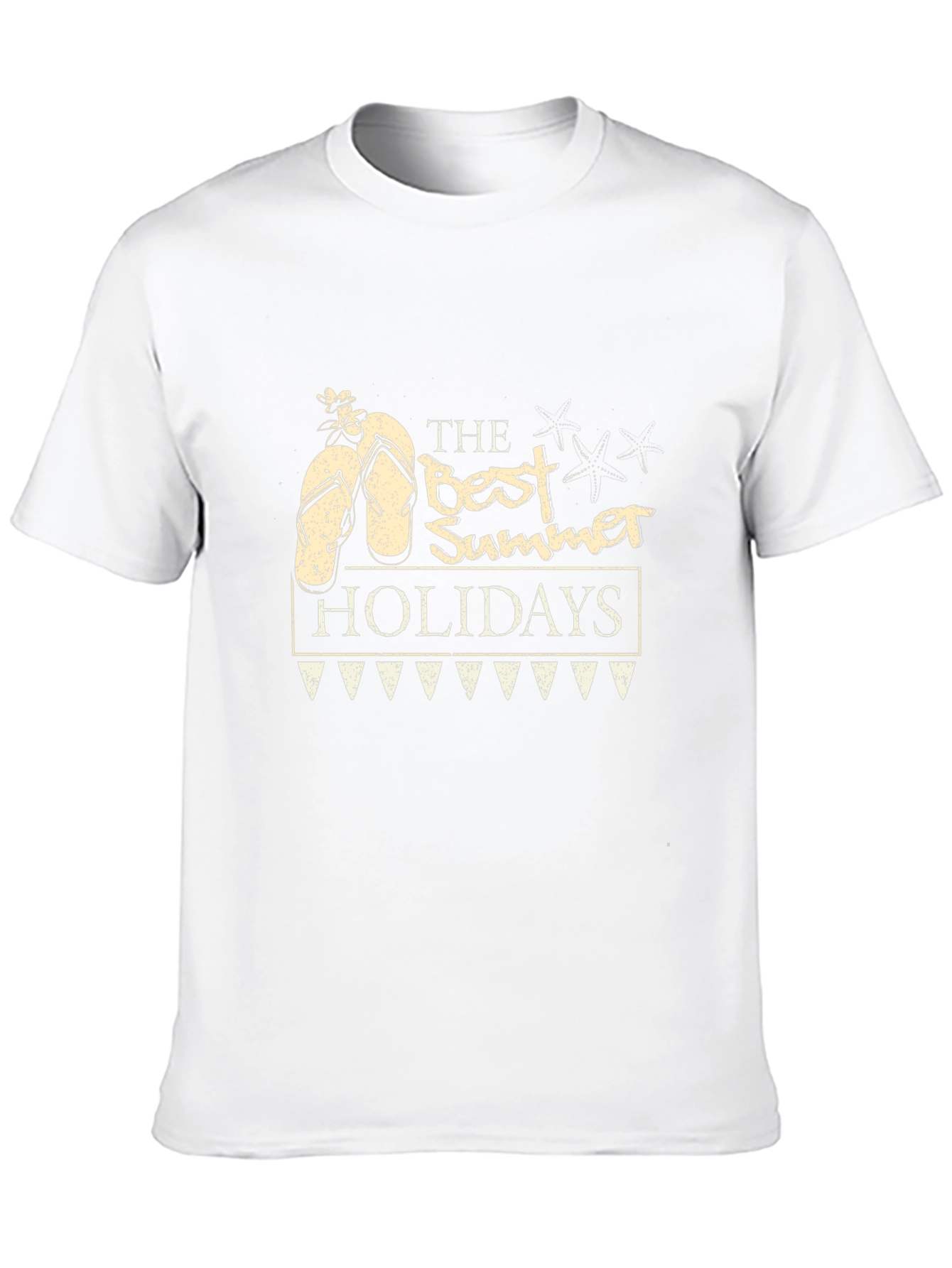 The Best Summer Holidays Black T-Shirt