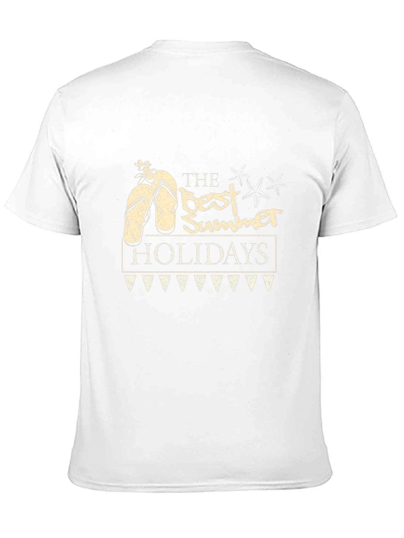 The Best Summer Holidays Black T-Shirt
