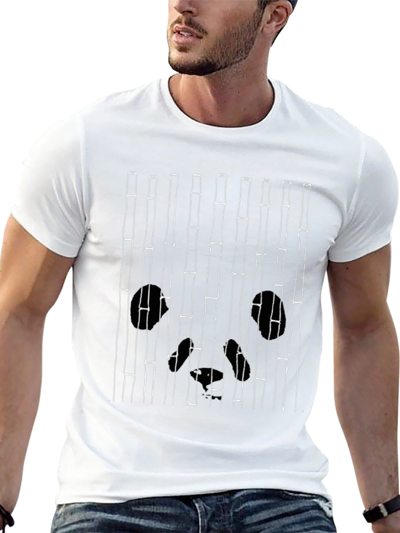 Bamboo Graphic Tee - Unique Design