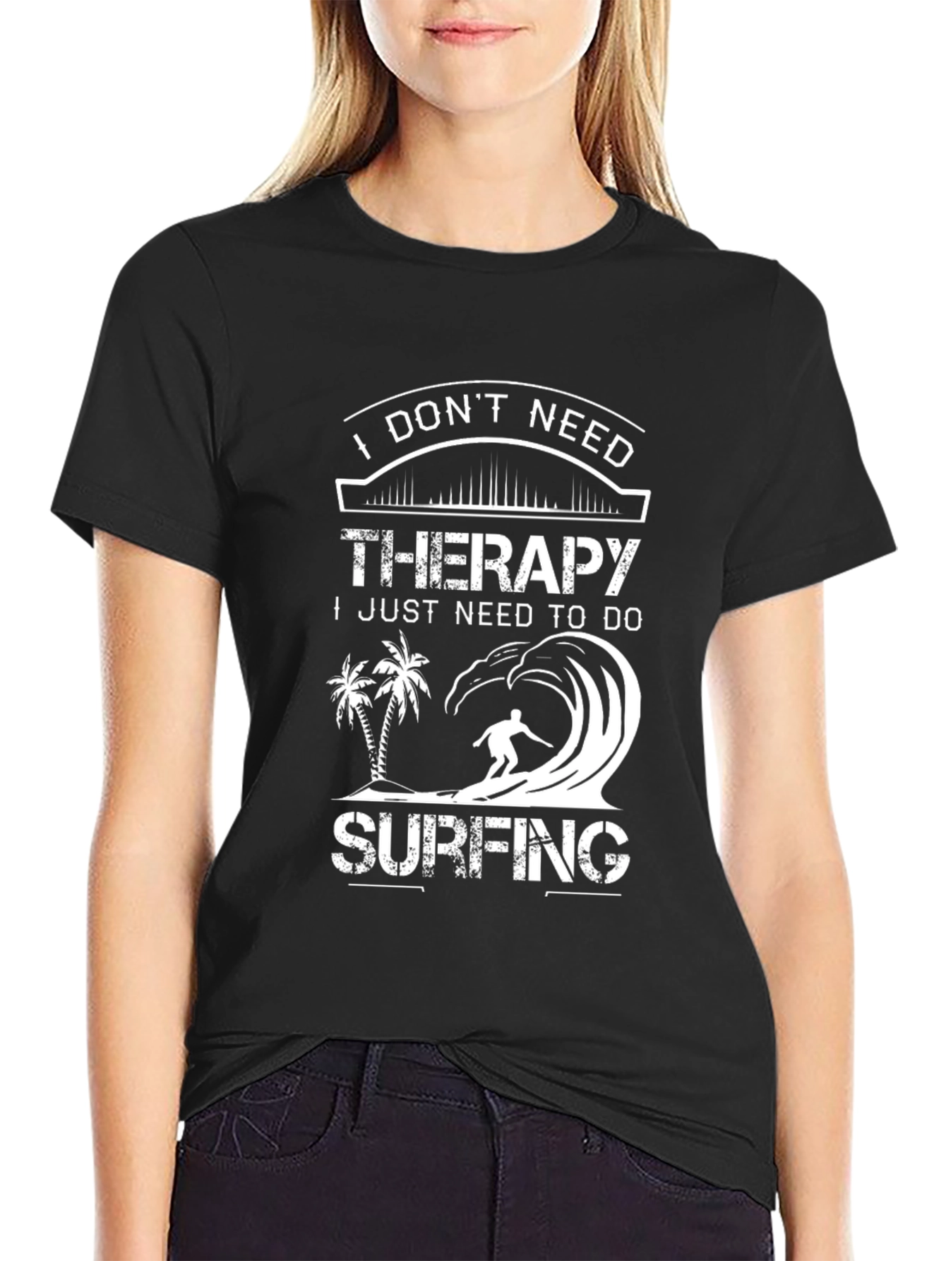 Surfing Therapy T-Shirt - Beach Lover Tee