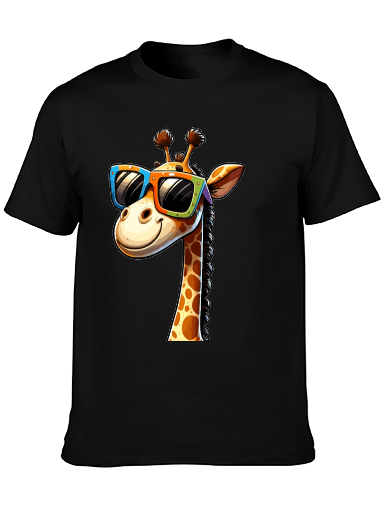 Cool Giraffe Graphic T-Shirt