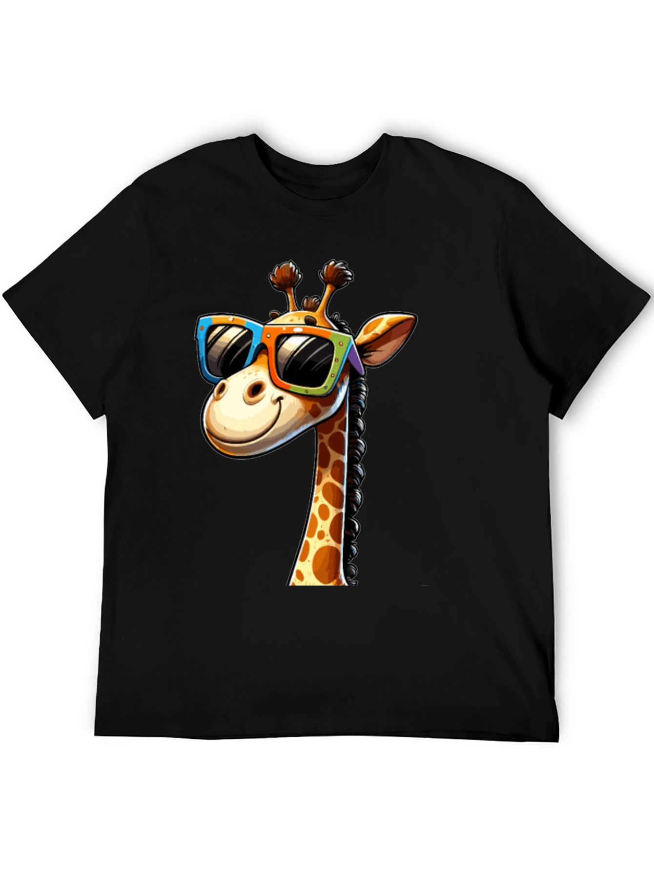 Cool Giraffe Graphic T-Shirt