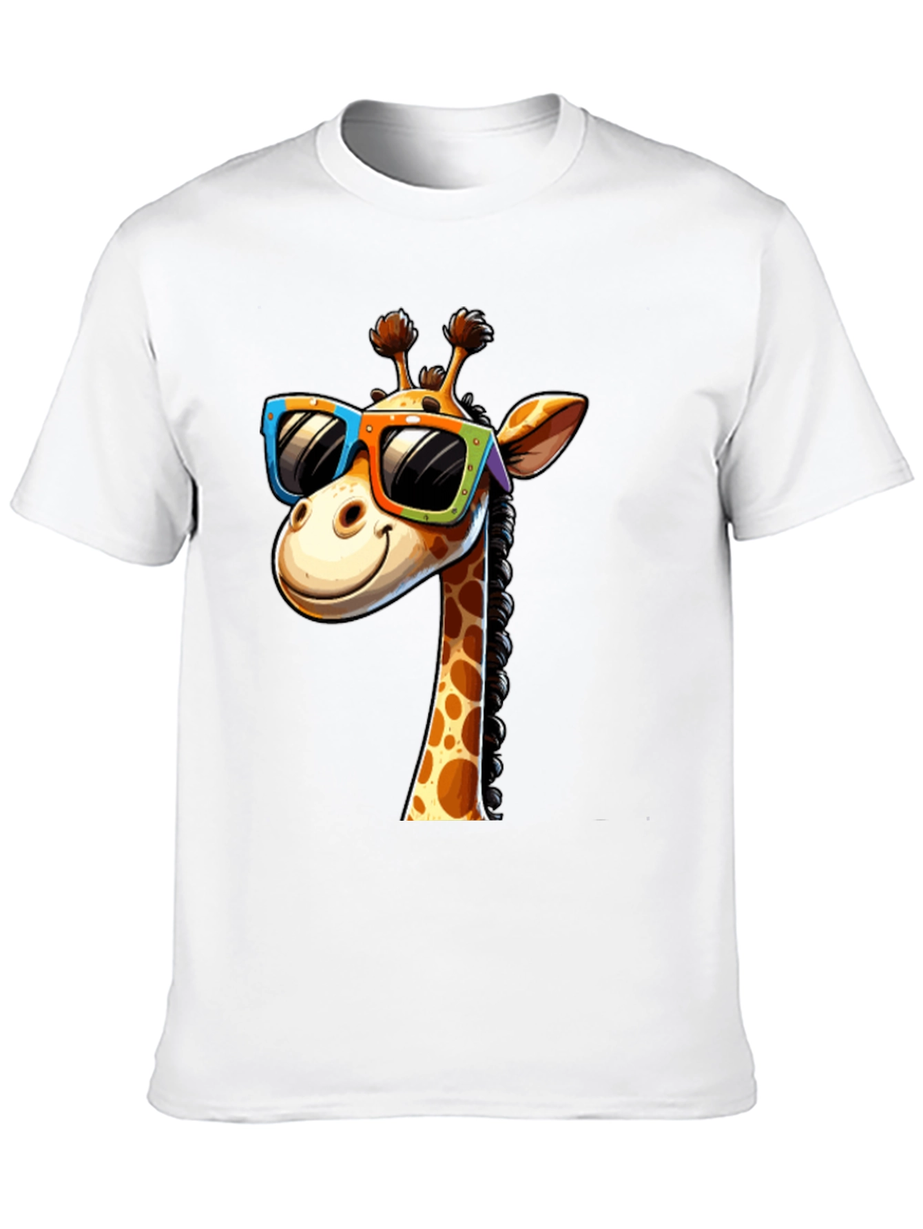 Cool Giraffe Graphic T-Shirt