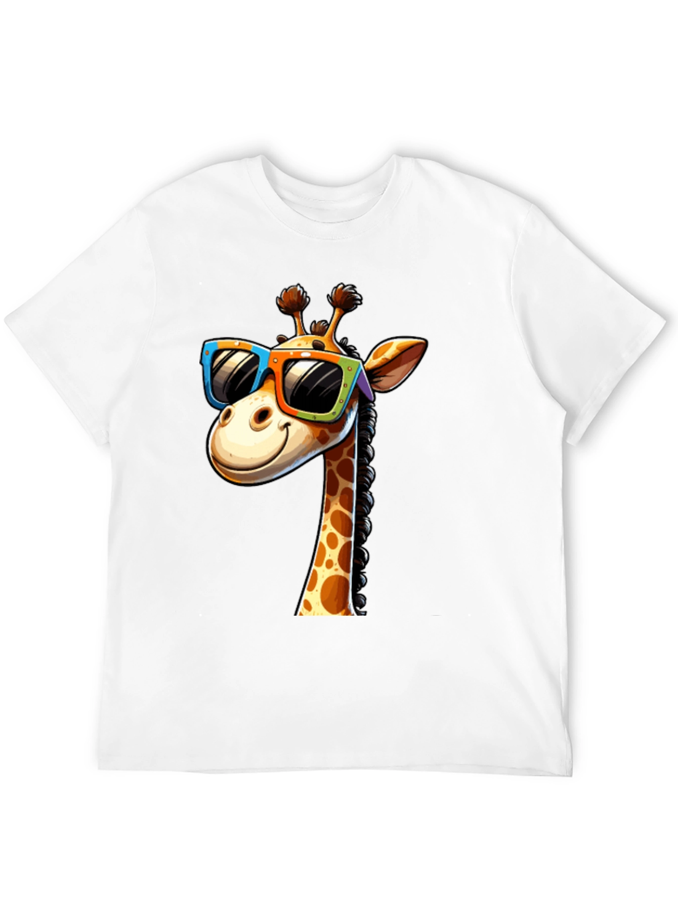Cool Giraffe Graphic T-Shirt
