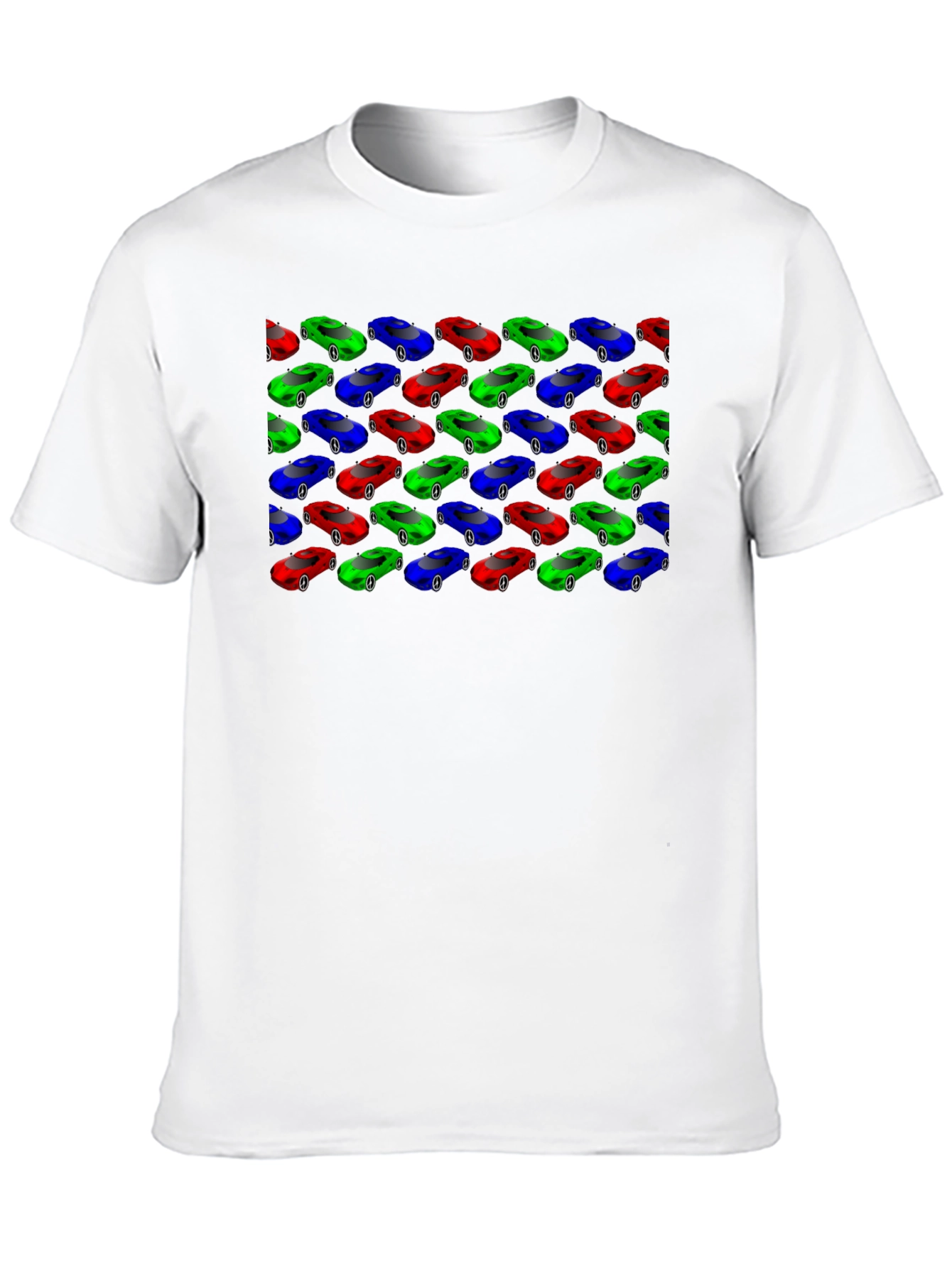 Cars Pattern T-Shirt: Unique Design Comfortable Fit