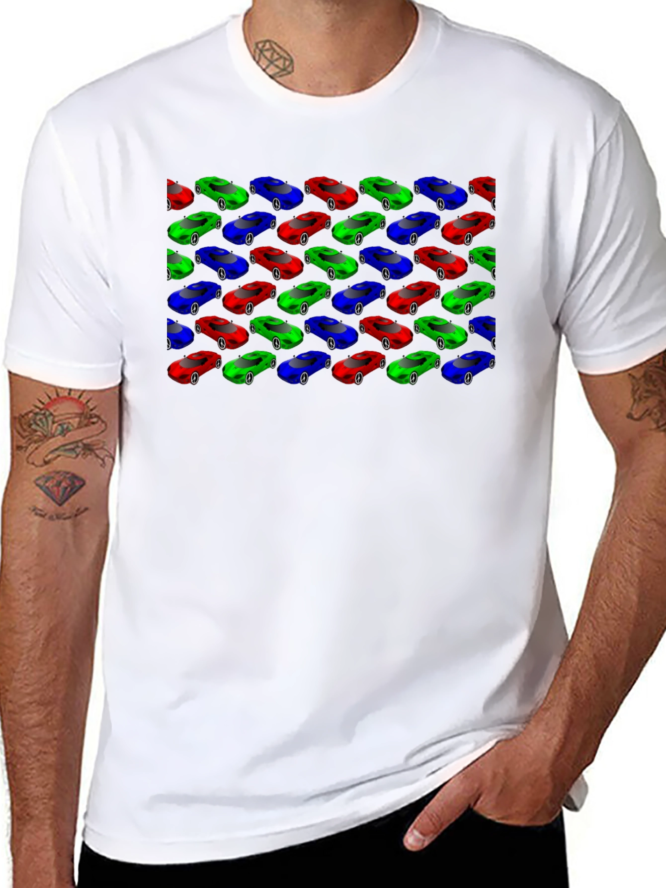 Cars Pattern T-Shirt: Unique Design Comfortable Fit