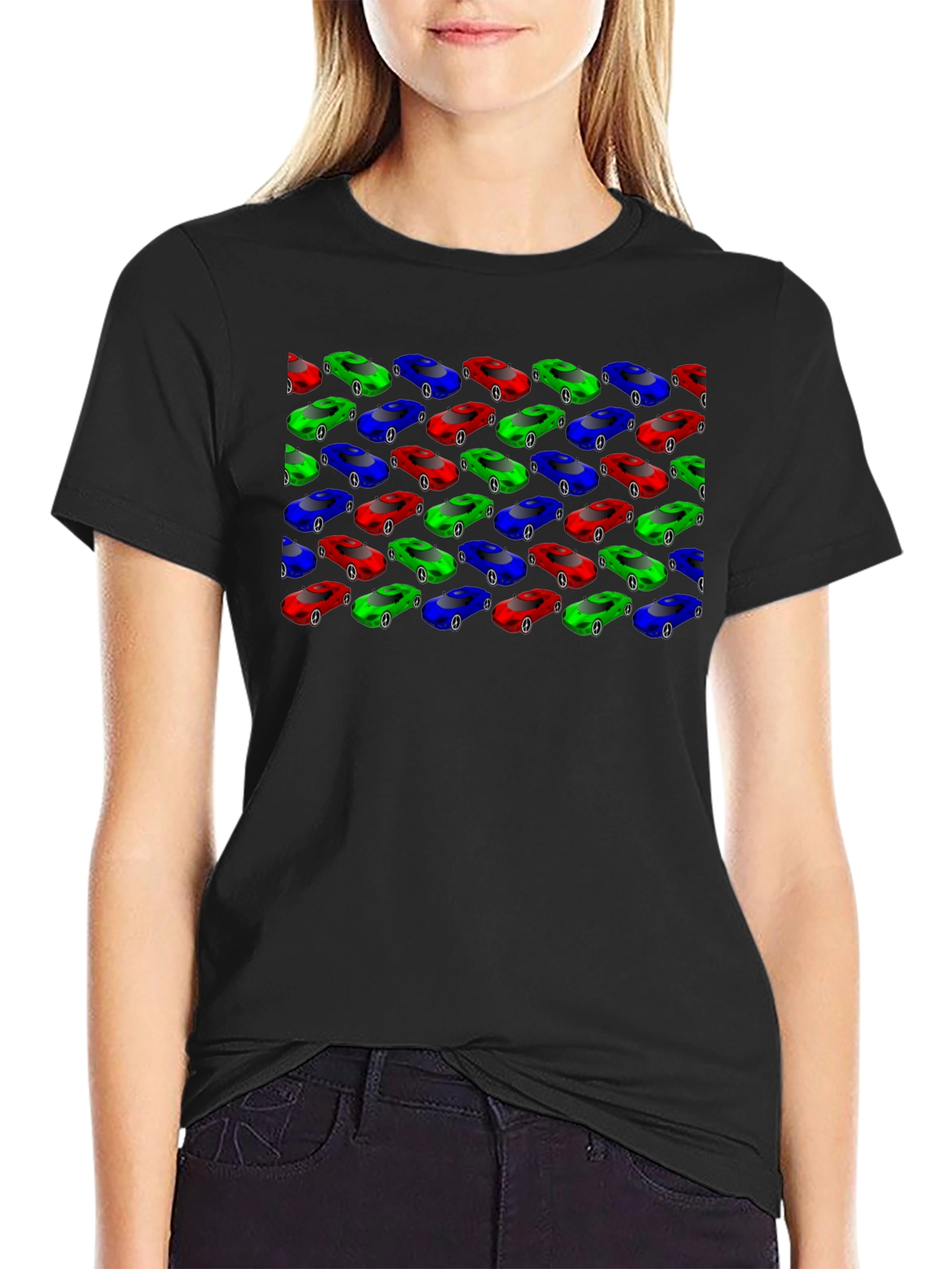 Cars Pattern T-Shirt: Unique Design Comfortable Fit