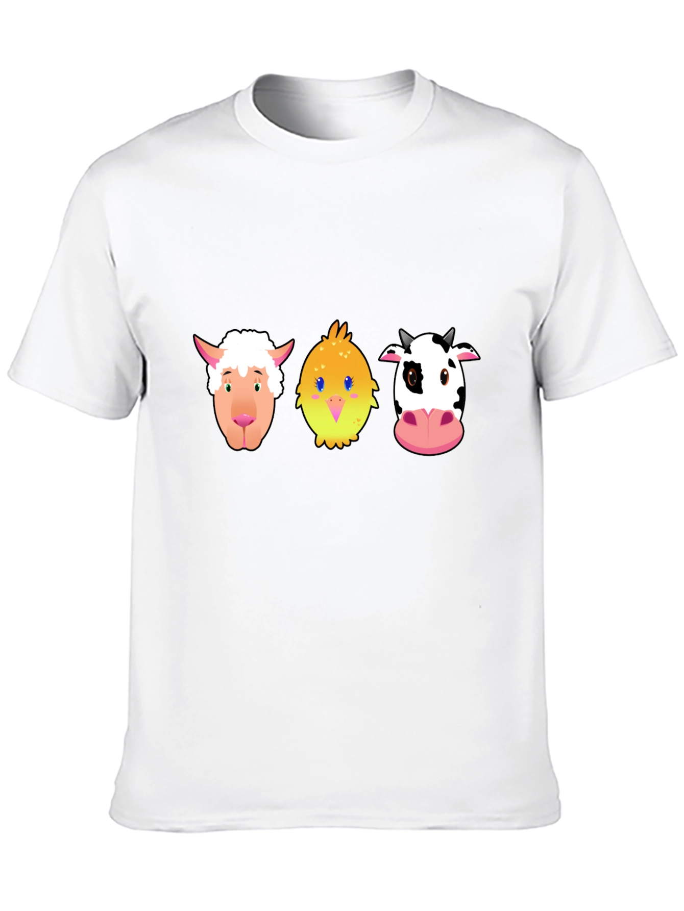 Cartoon Farm Animal T-Shirt